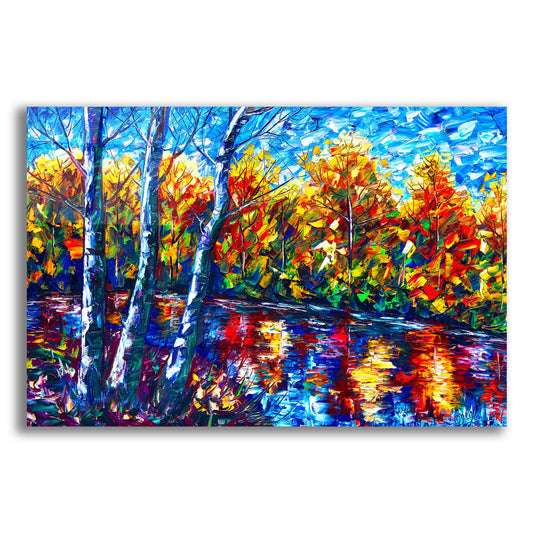 Epic Art 'Magical Dream Forest Reflection' by Lena Owens, Acrylic Glass Wall Art