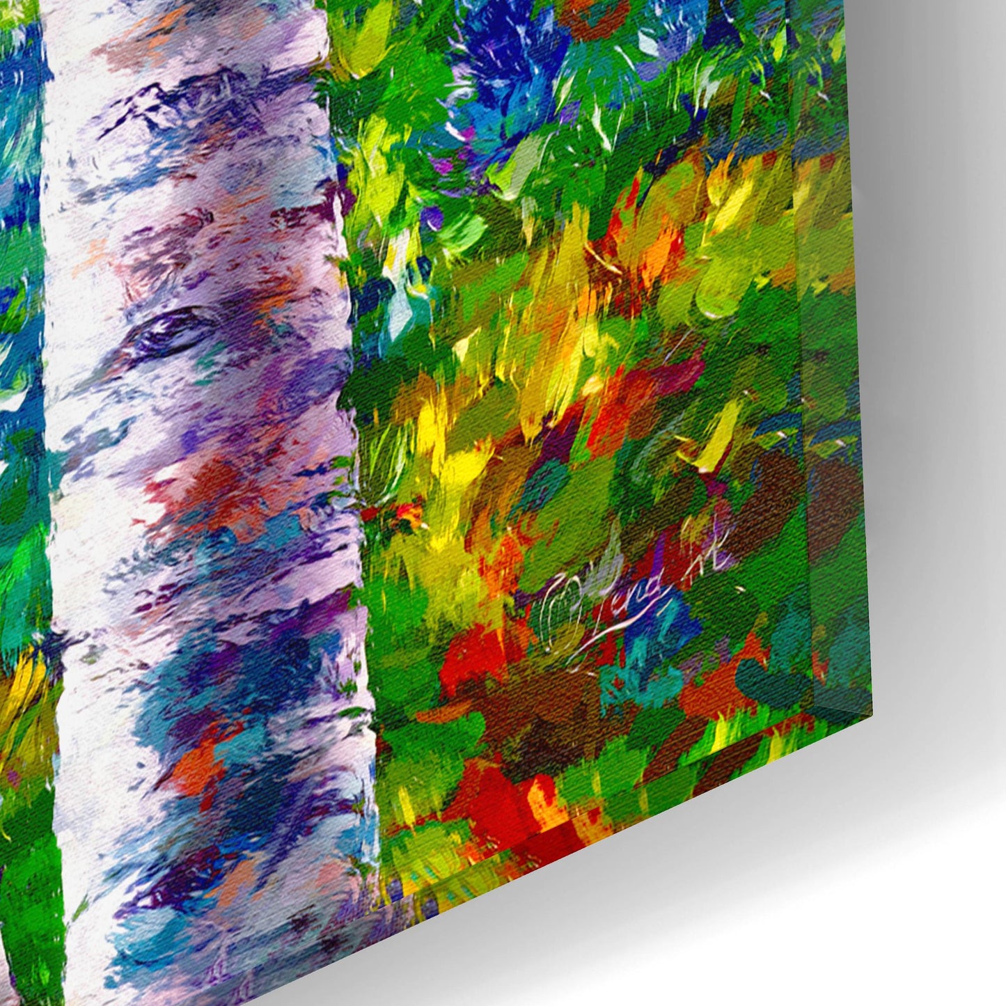 Epic Art 'Midsummer Dreams of Aspen Trees' by Lena Owens, Acrylic Glass Wall Art,16x12