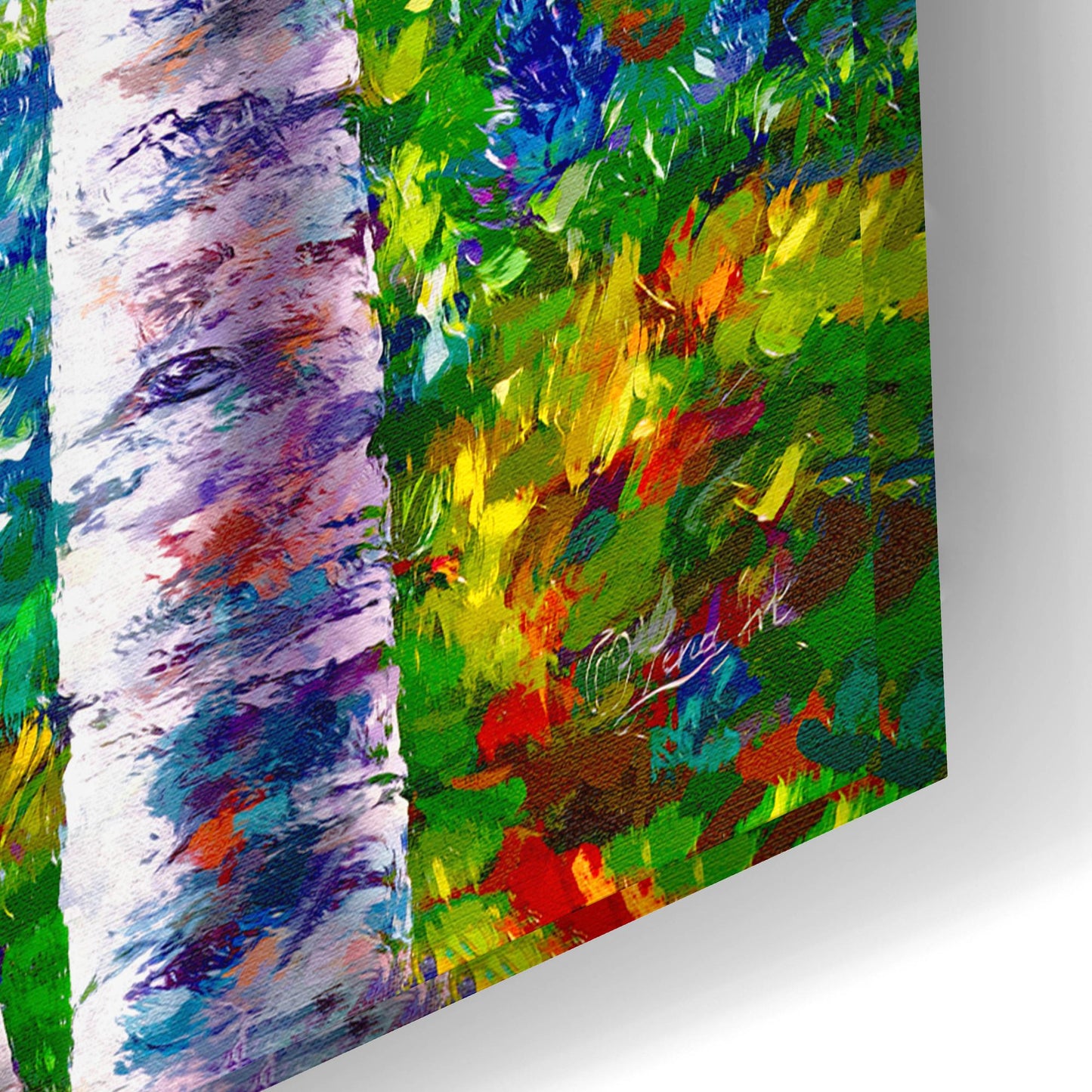 Epic Art 'Midsummer Dreams of Aspen Trees' by Lena Owens, Acrylic Glass Wall Art,24x16