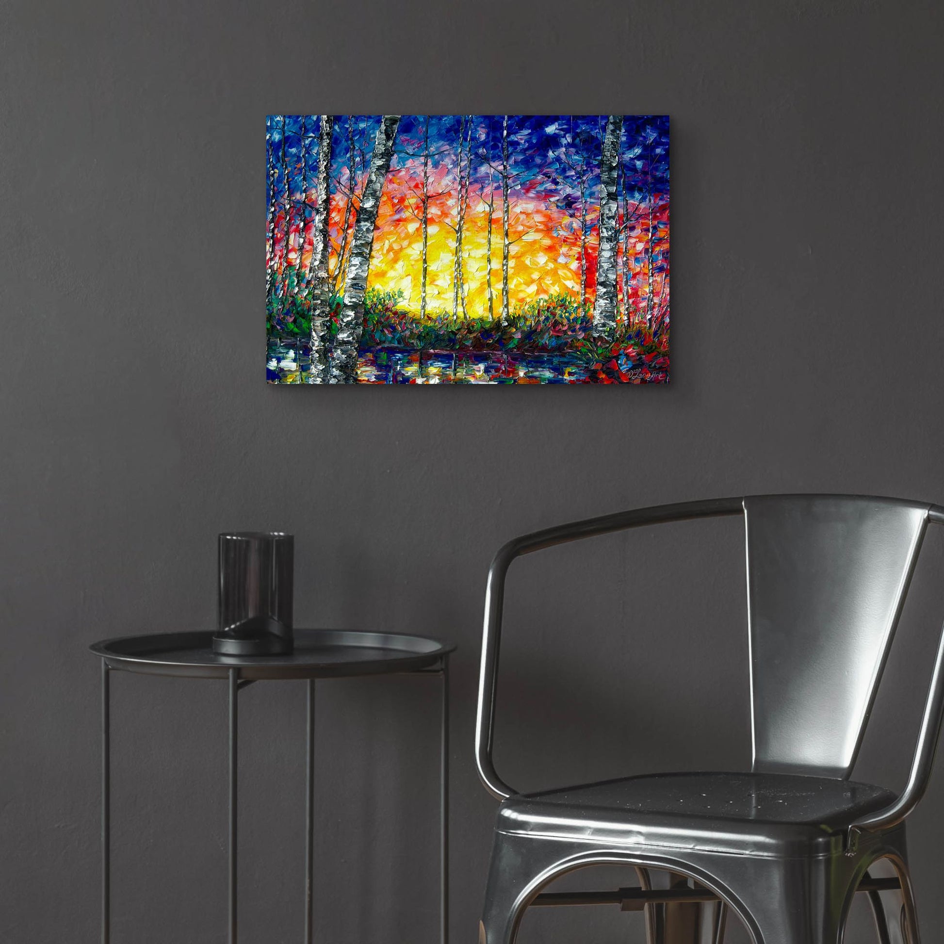 Epic Art 'Morning Breaks' by Lena Owens, Acrylic Glass Wall Art,24x16