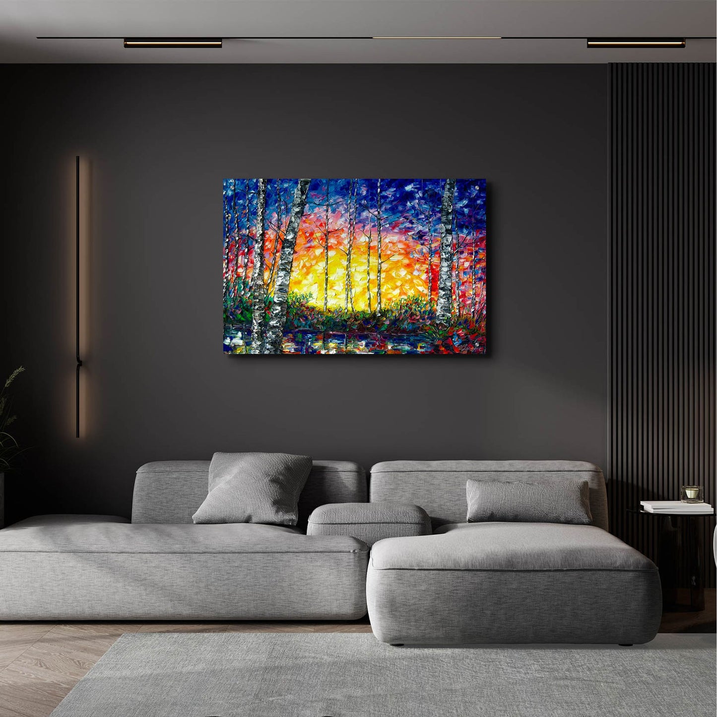 Epic Art 'Morning Breaks' by Lena Owens, Acrylic Glass Wall Art,36x24