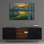 Epic Art 'Sleeping Meadow' by Lena Owens, Acrylic Glass Wall Art,36x24