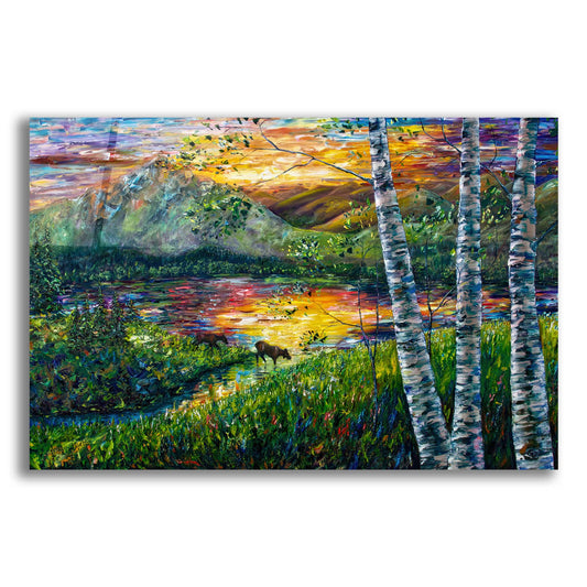 Epic Art 'Sleeping Meadow' by Lena Owens, Acrylic Glass Wall Art