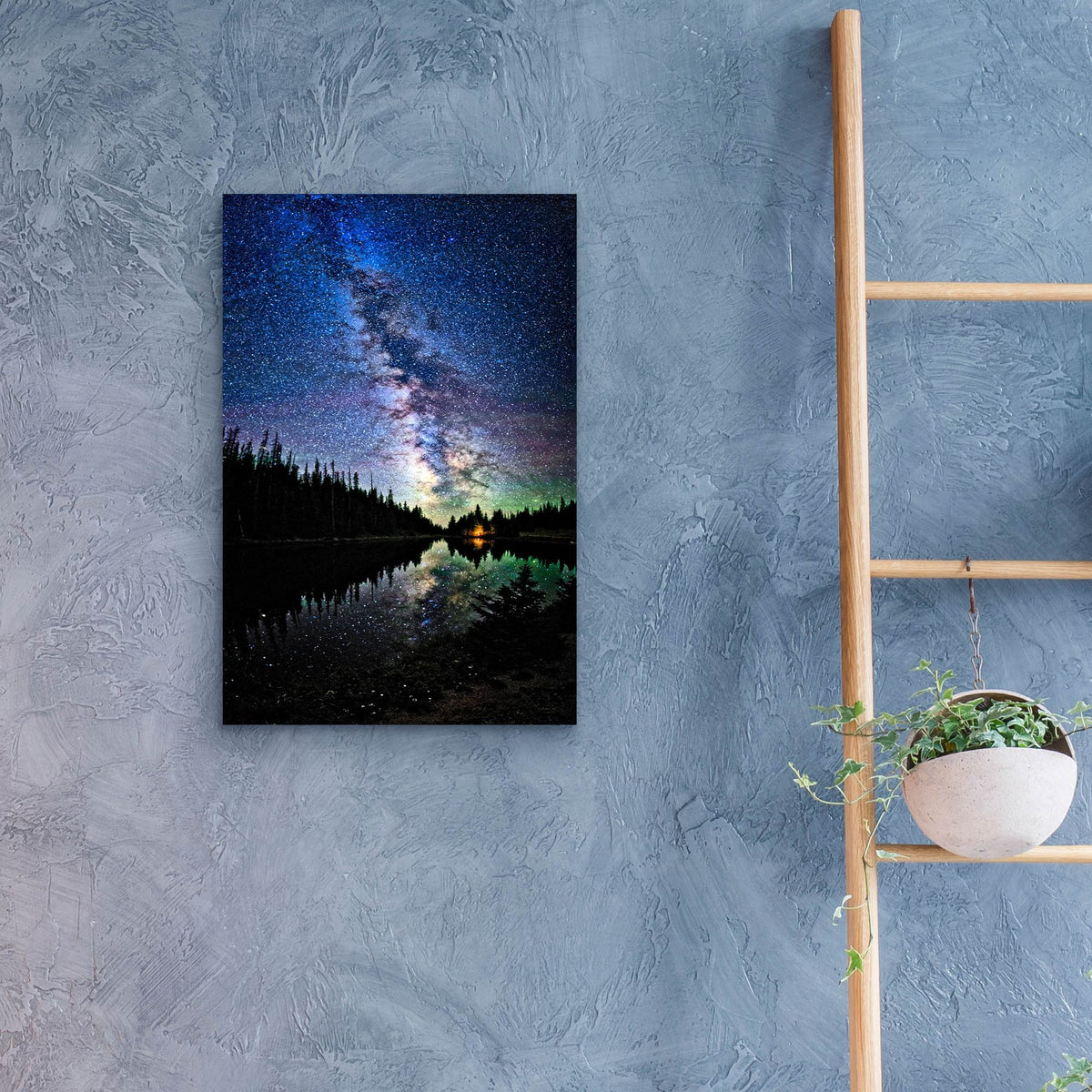Epic Art 'A View Of The Milky Way' by Lena Owens, Acrylic Glass Wall Art,16x24