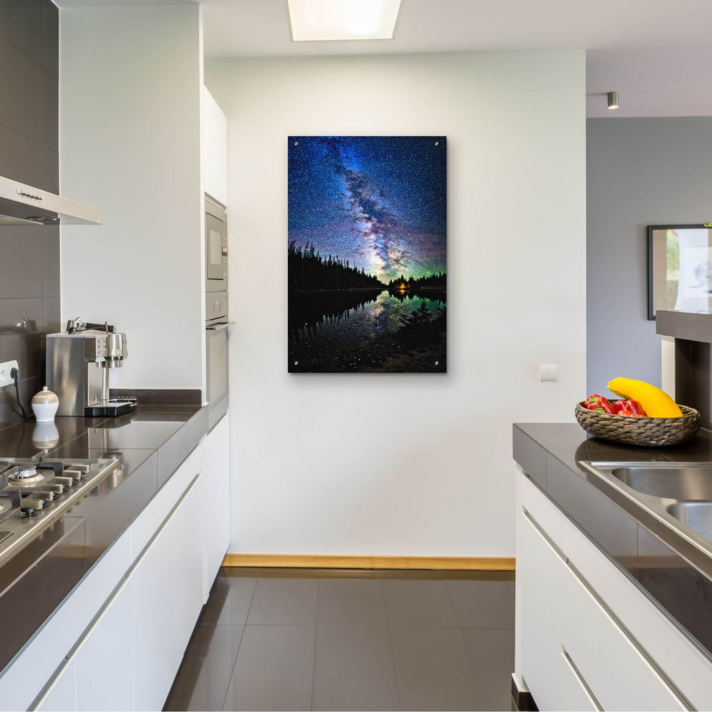 Epic Art 'A View Of The Milky Way' by Lena Owens, Acrylic Glass Wall Art,24x36