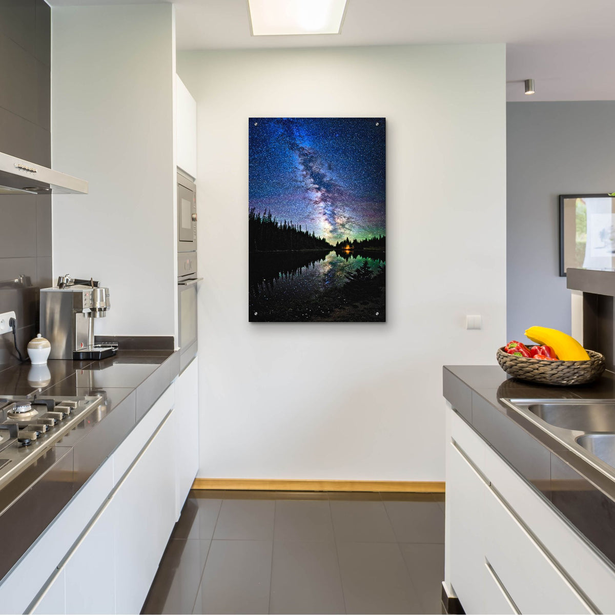 Epic Art 'A View Of The Milky Way' by Lena Owens, Acrylic Glass Wall Art,24x36