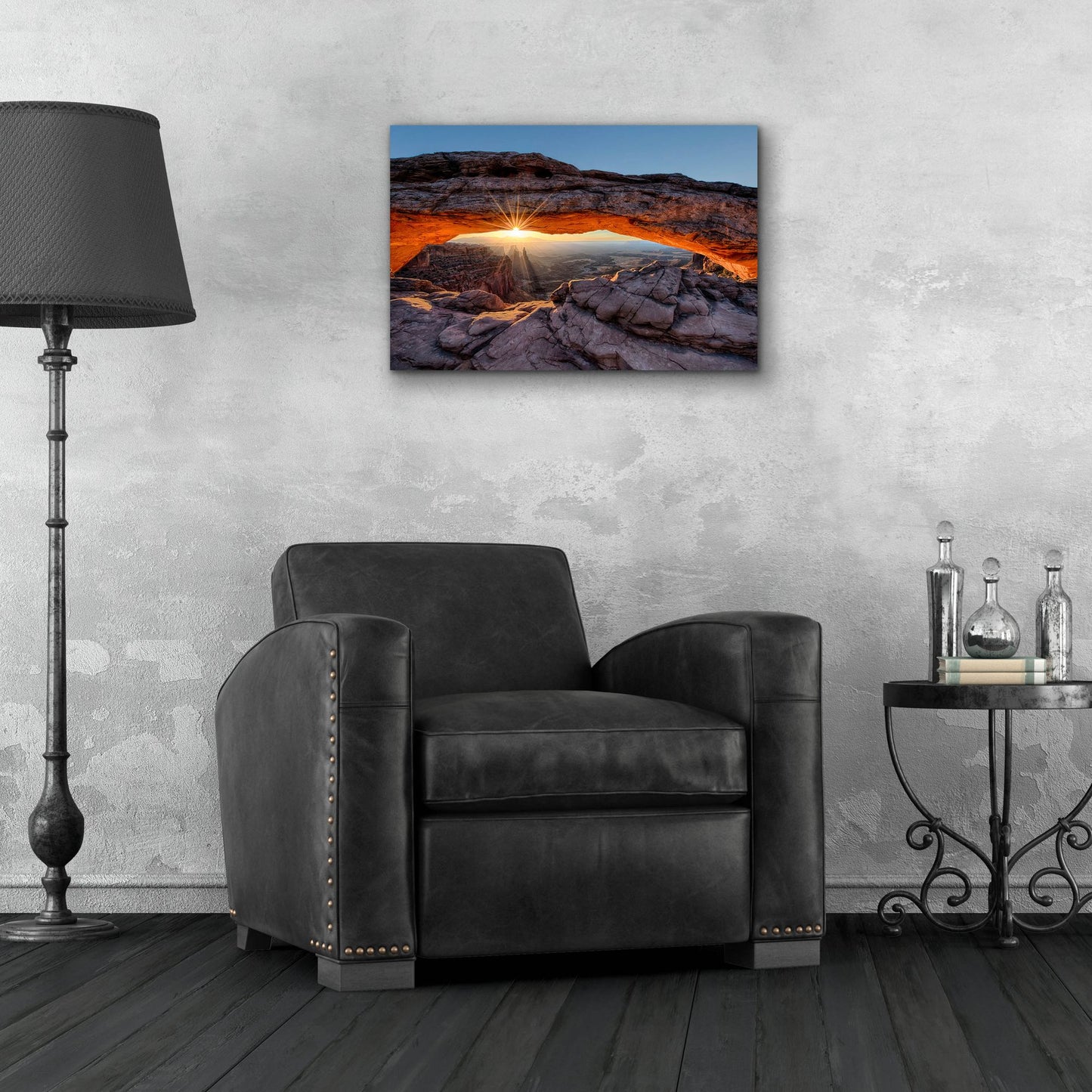 Epic Art 'Mesa Arch Sunburst Moab Utah copy' by Lena Owens, Acrylic Glass Wall Art,24x16