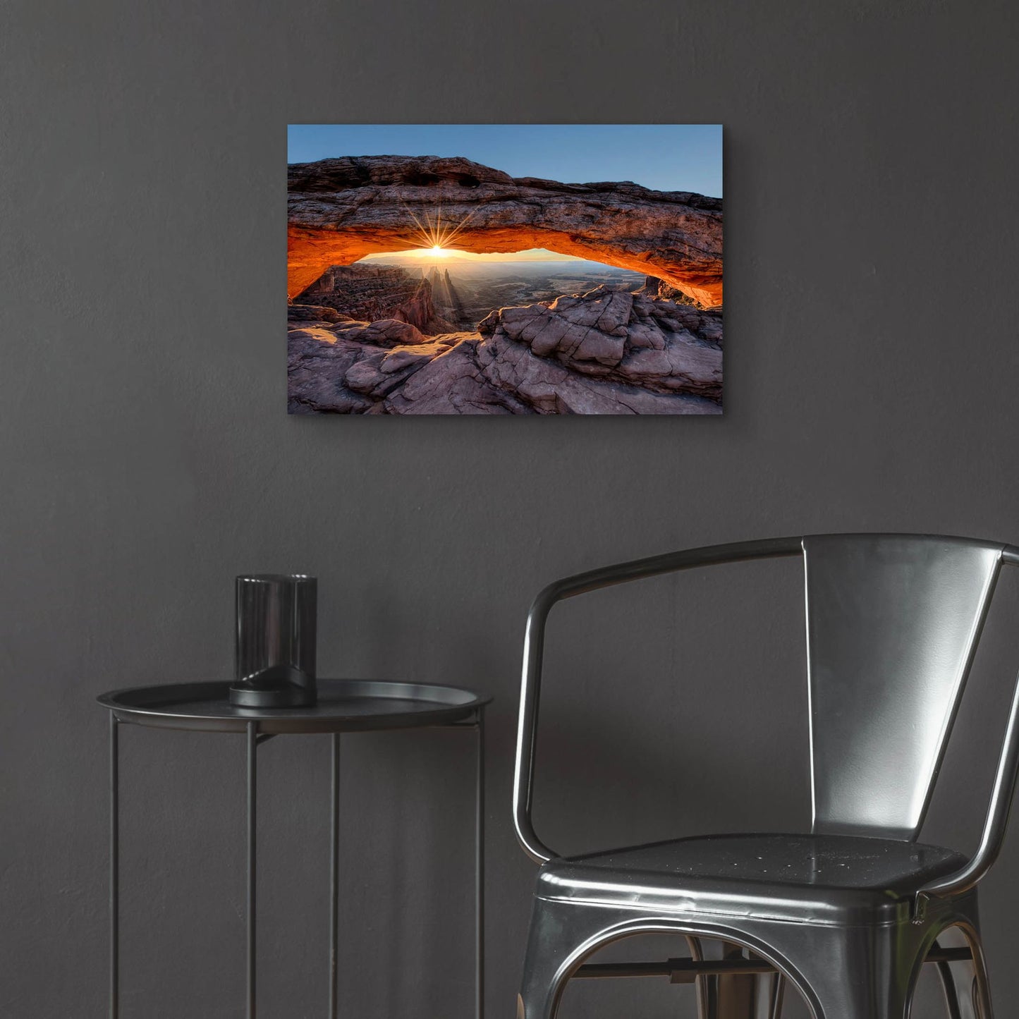 Epic Art 'Mesa Arch Sunburst Moab Utah copy' by Lena Owens, Acrylic Glass Wall Art,24x16