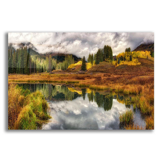 Epic Art 'Transition Of The Seasons In Rocky Mountains' by Lena Owens, Acrylic Glass Wall Art