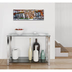 Epic Art 'Hanging Lake Colorado Winter Panorama ' by Lena Owens, Acrylic Glass Wall Art,36x12