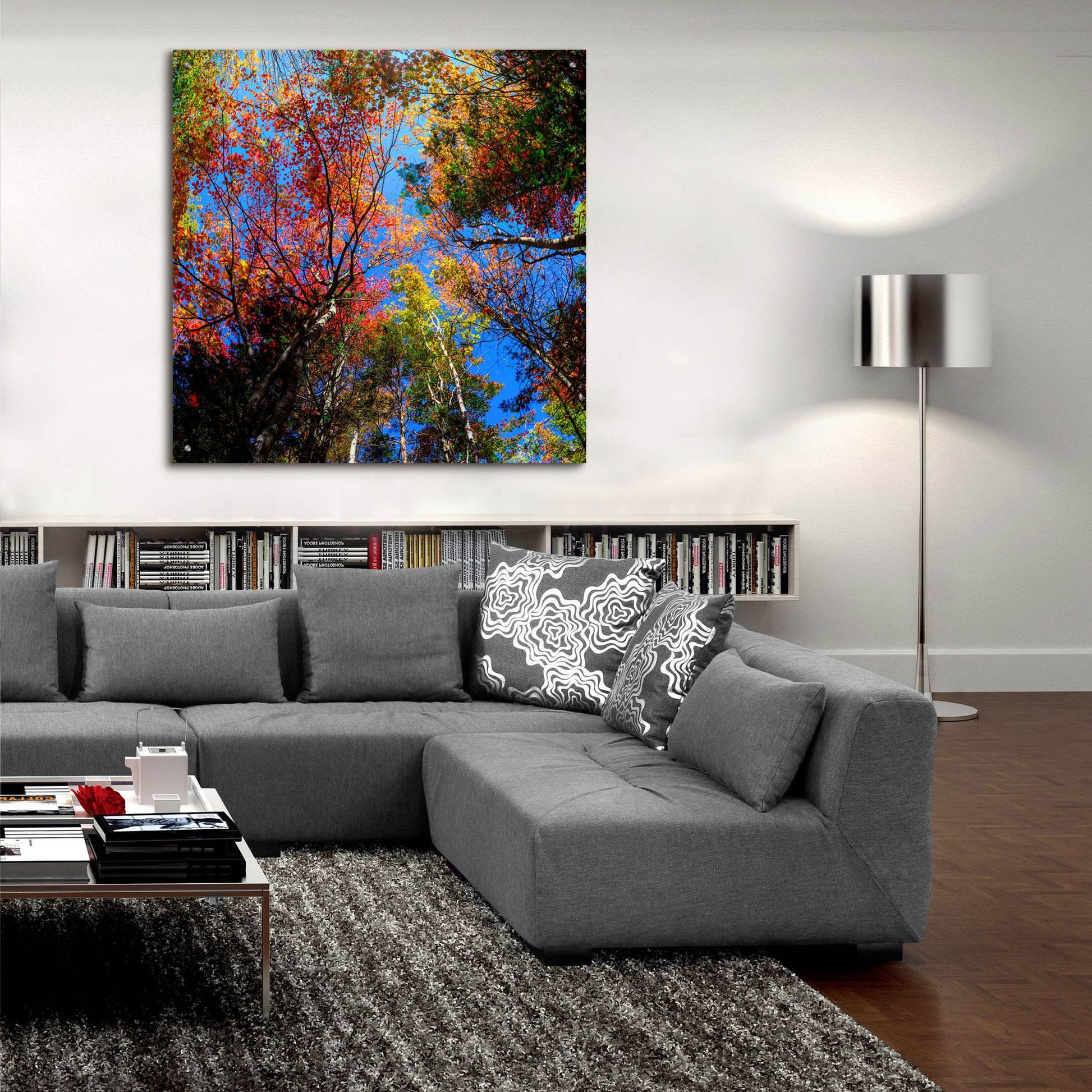 Epic Art 'Colorful Autumn' by Lena Owens, Acrylic Glass Wall Art,36x36