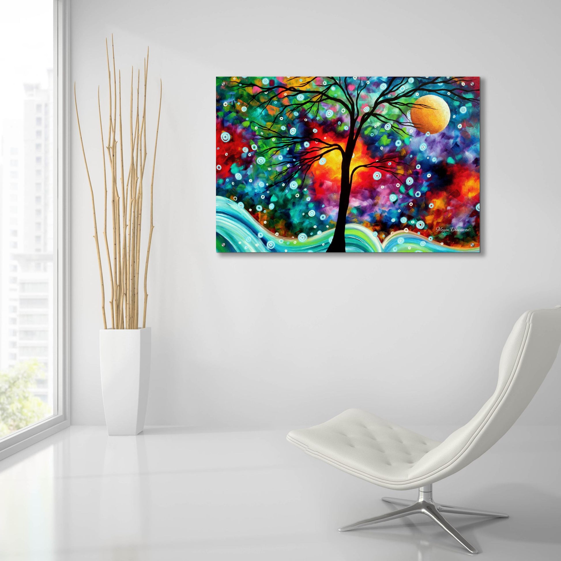 Epic Art 'A Moment in Time' by Megan Duncanson, Acrylic Glass Wall Art,36x24