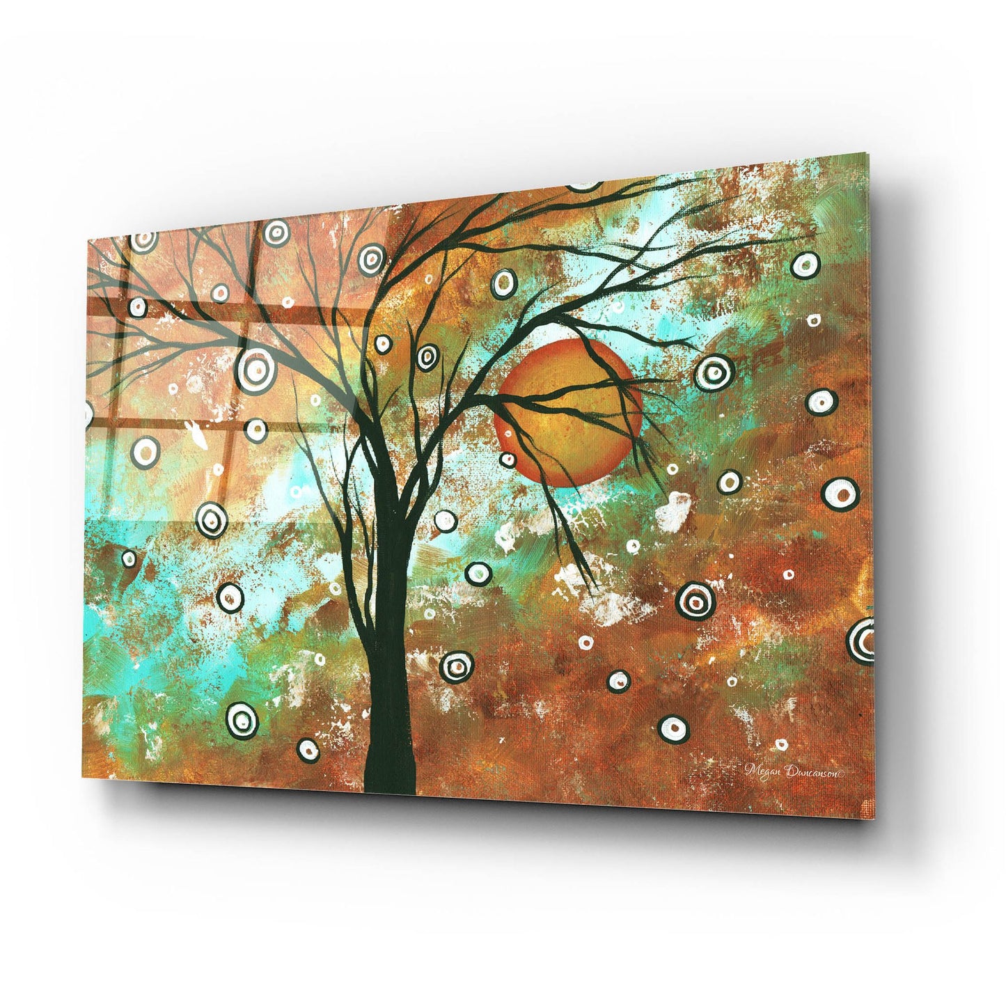 Epic Art 'Autumn's Eve' by Megan Duncanson, Acrylic Glass Wall Art,24x16