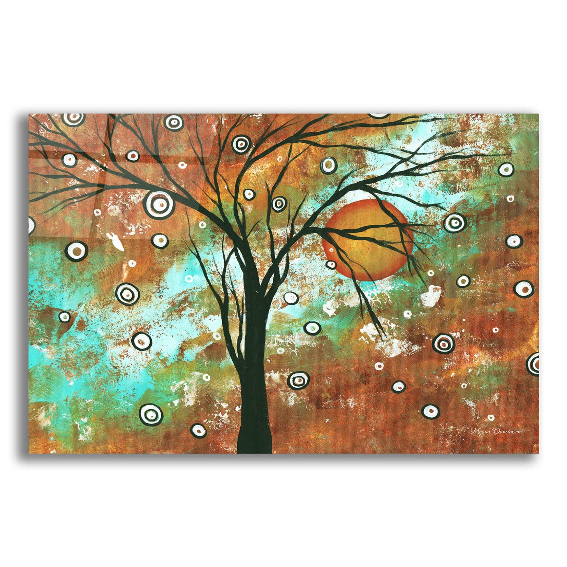 Epic Art 'Autumn's Eve' by Megan Duncanson, Acrylic Glass Wall Art,24x16