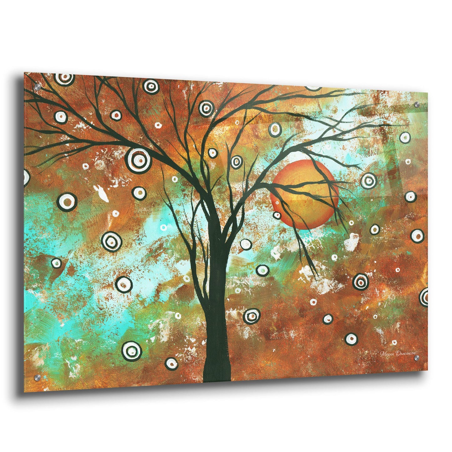 Epic Art 'Autumn's Eve' by Megan Duncanson, Acrylic Glass Wall Art,36x24