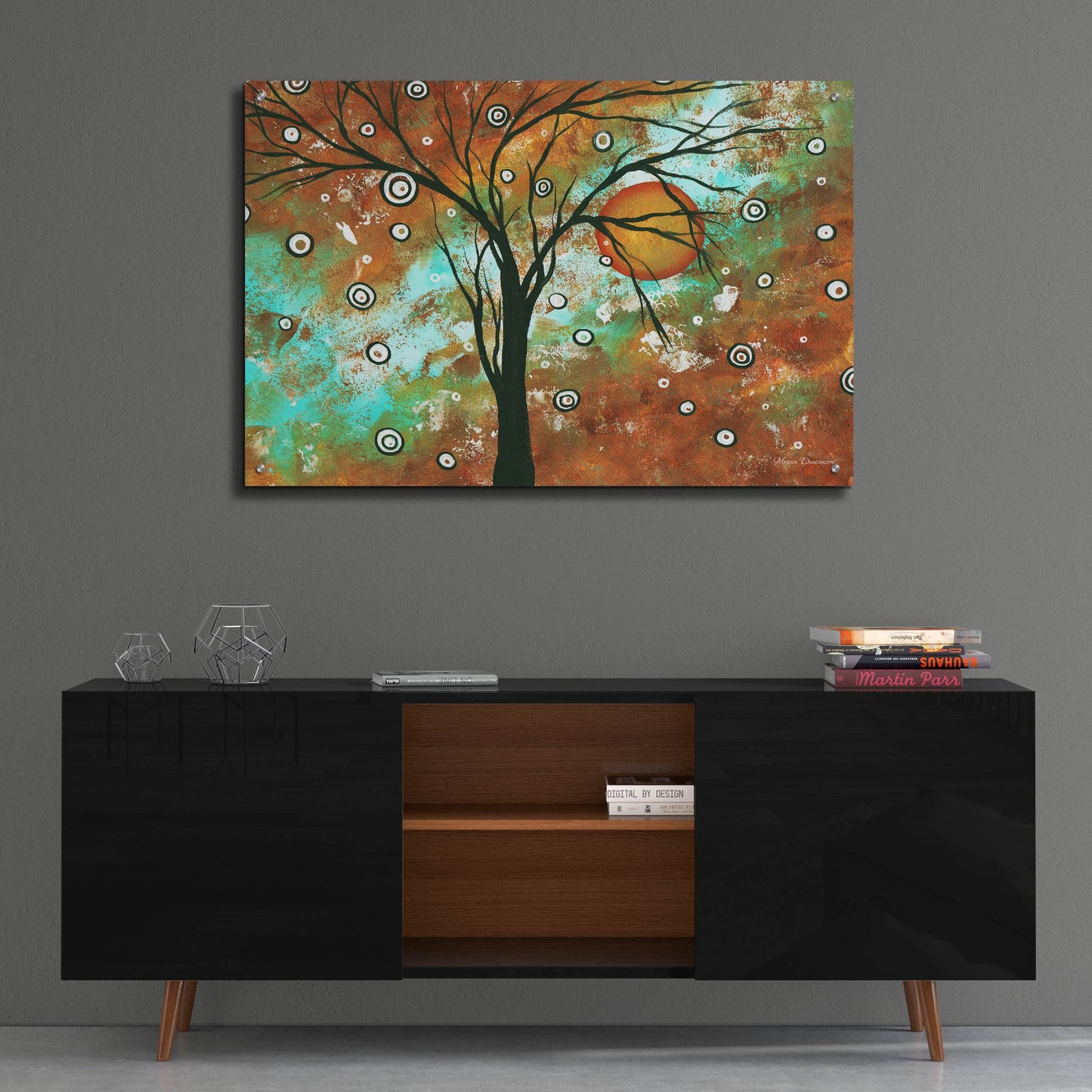 Epic Art 'Autumn's Eve' by Megan Duncanson, Acrylic Glass Wall Art,36x24