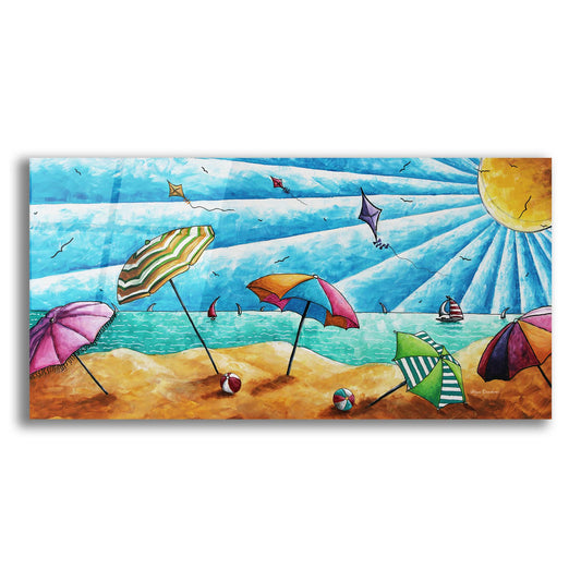 Epic Art 'Beach Life I' by Megan Duncanson, Acrylic Glass Wall Art