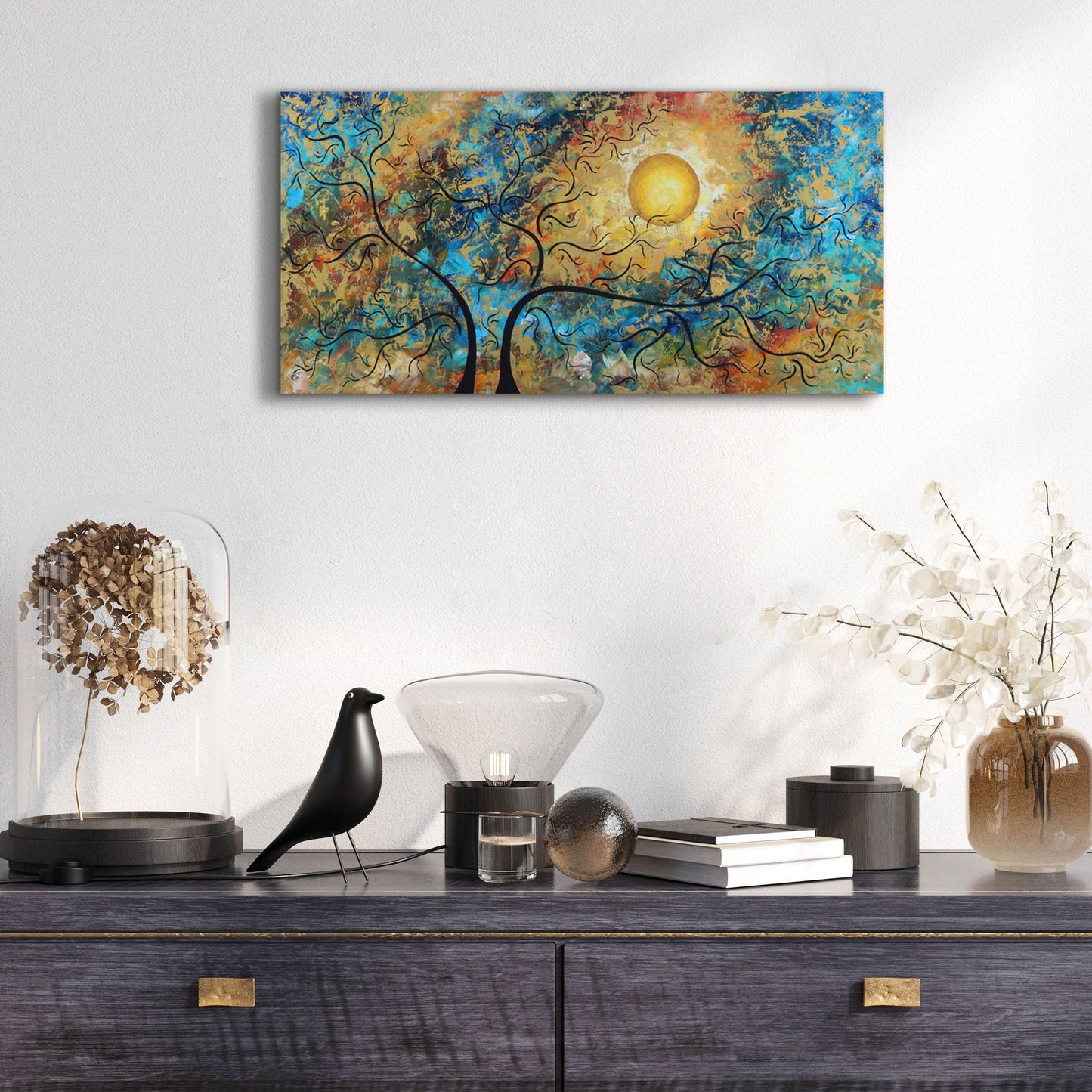 Epic Art 'Breathtaking' by Megan Duncanson, Acrylic Glass Wall Art,48x24