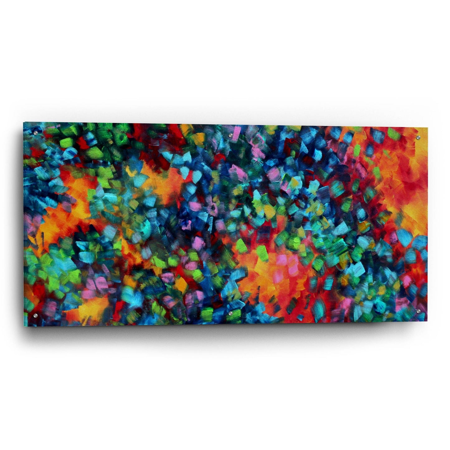 Epic Art 'Color Blast' by Megan Duncanson, Acrylic Glass Wall Art,48x24