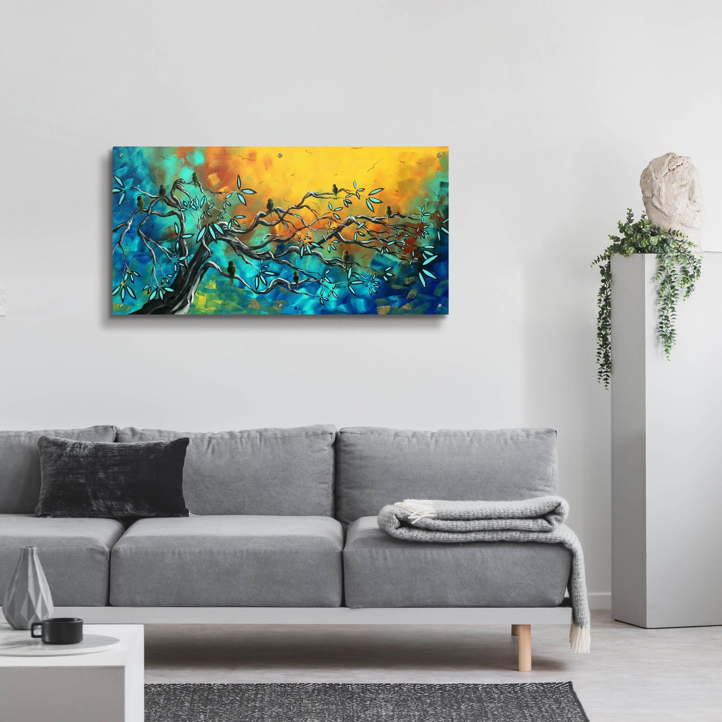 Epic Art 'Dream Watchers' by Megan Duncanson, Acrylic Glass Wall Art,48x24