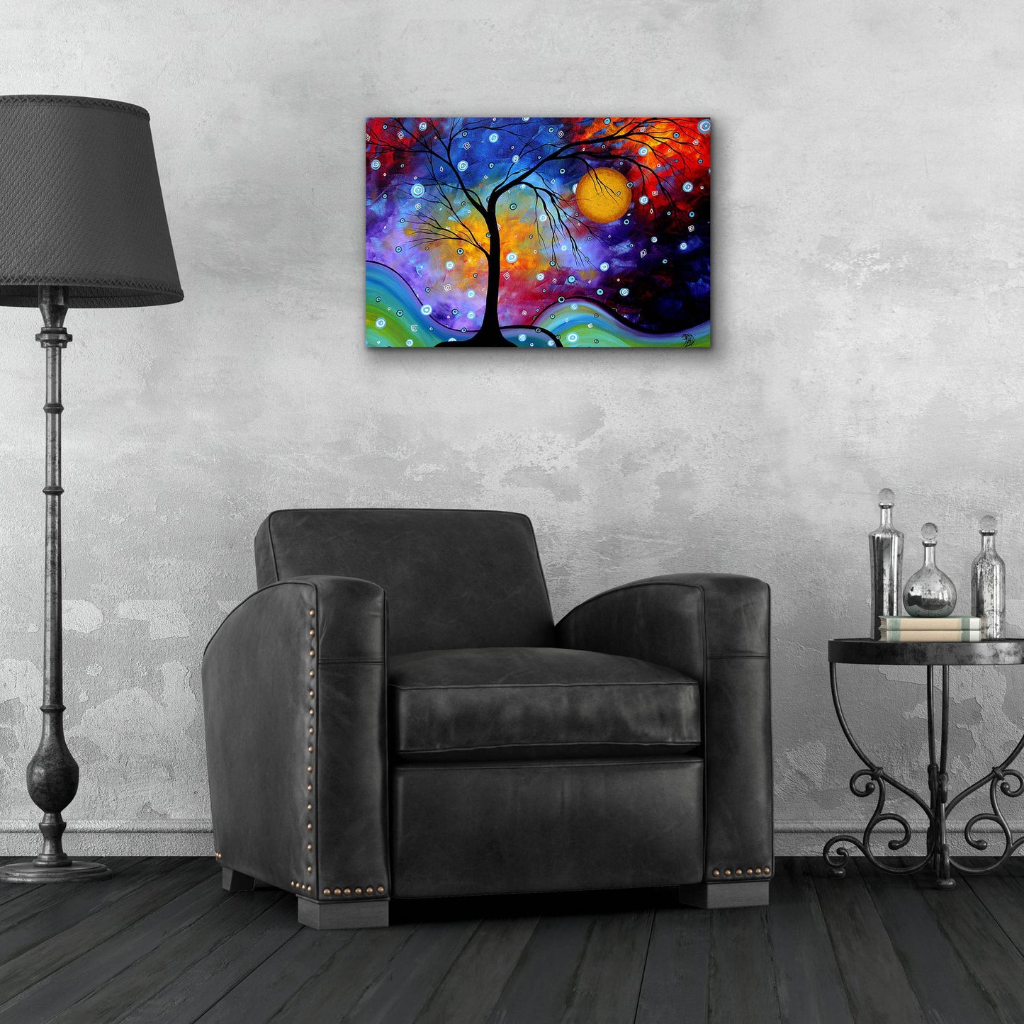 Epic Art 'Winter Sparkle' by Megan Duncanson, Acrylic Glass Wall Art,24x16