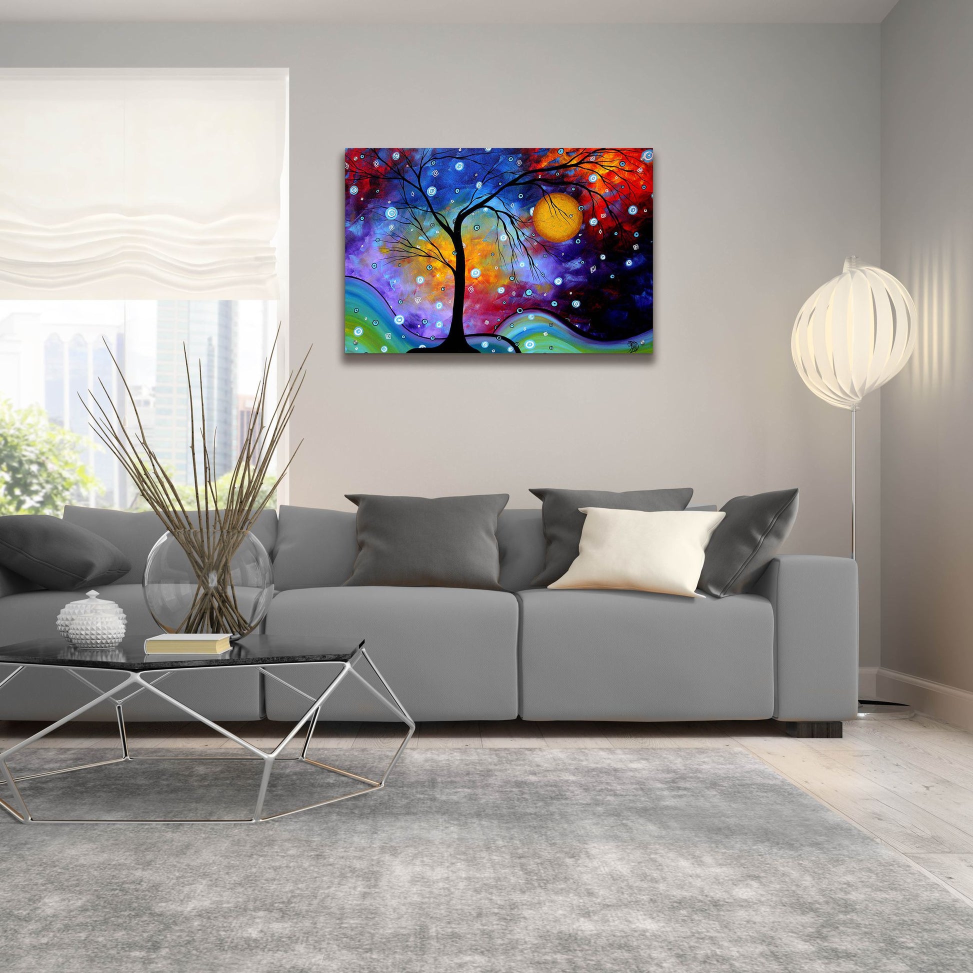 Epic Art 'Winter Sparkle' by Megan Duncanson, Acrylic Glass Wall Art,36x24