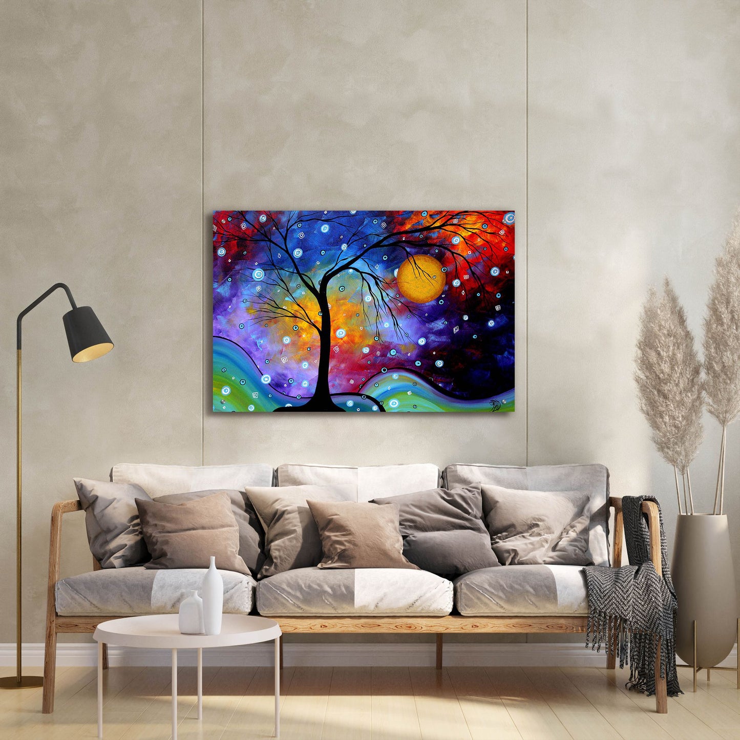 Epic Art 'Winter Sparkle' by Megan Duncanson, Acrylic Glass Wall Art,36x24