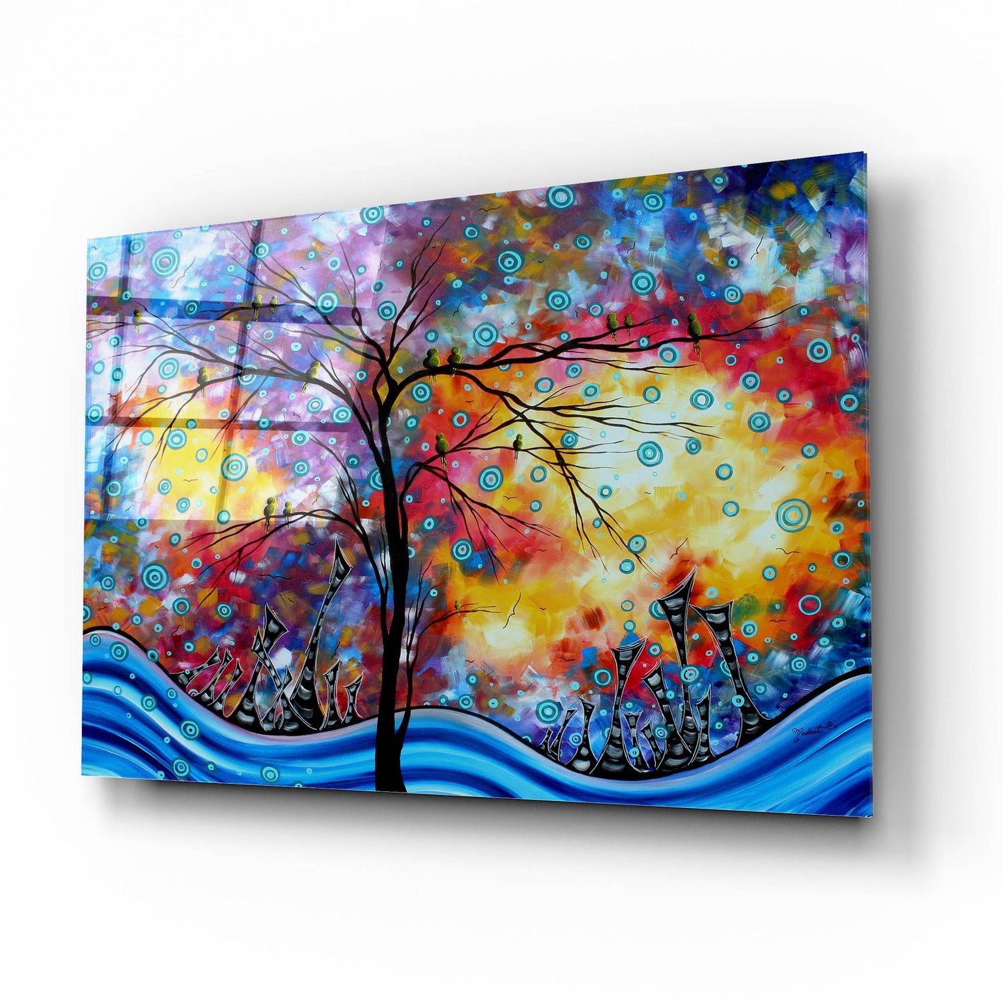 Epic Art 'Worlds Away' by Megan Duncanson, Acrylic Glass Wall Art,16x12