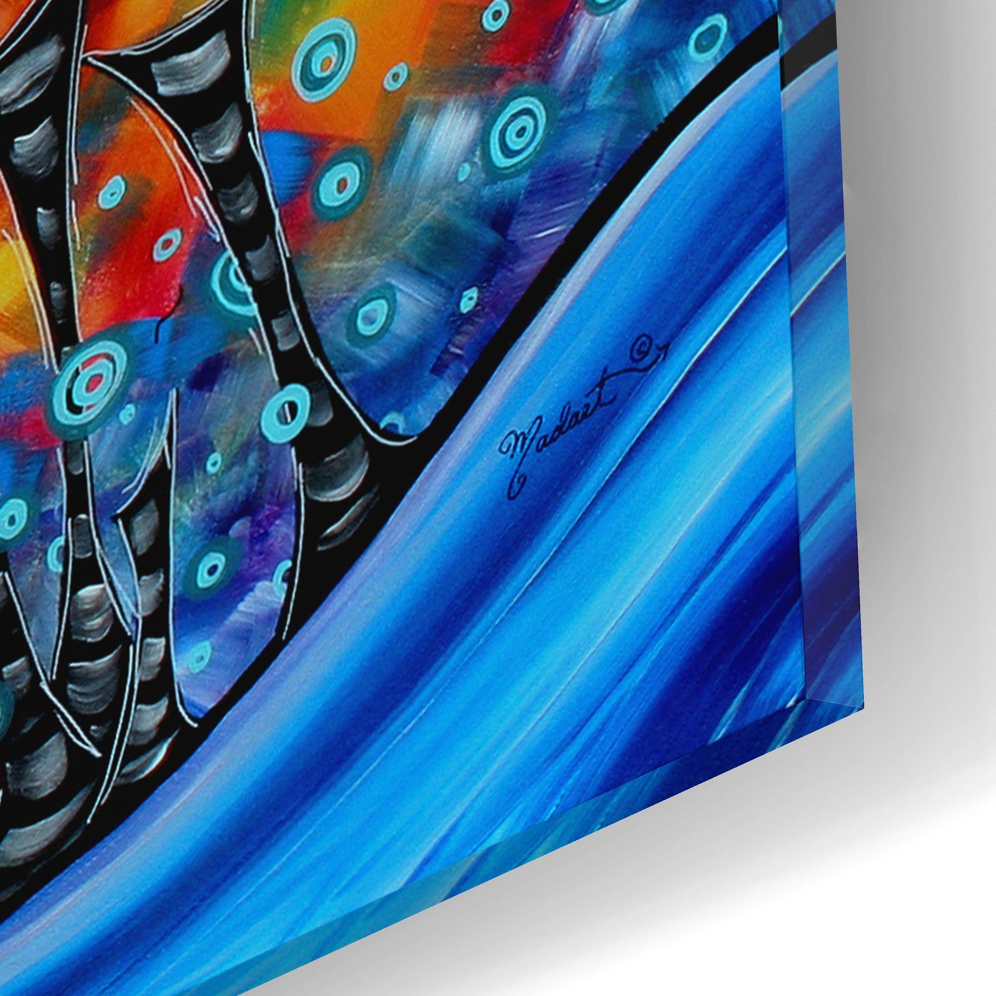 Epic Art 'Worlds Away' by Megan Duncanson, Acrylic Glass Wall Art,16x12