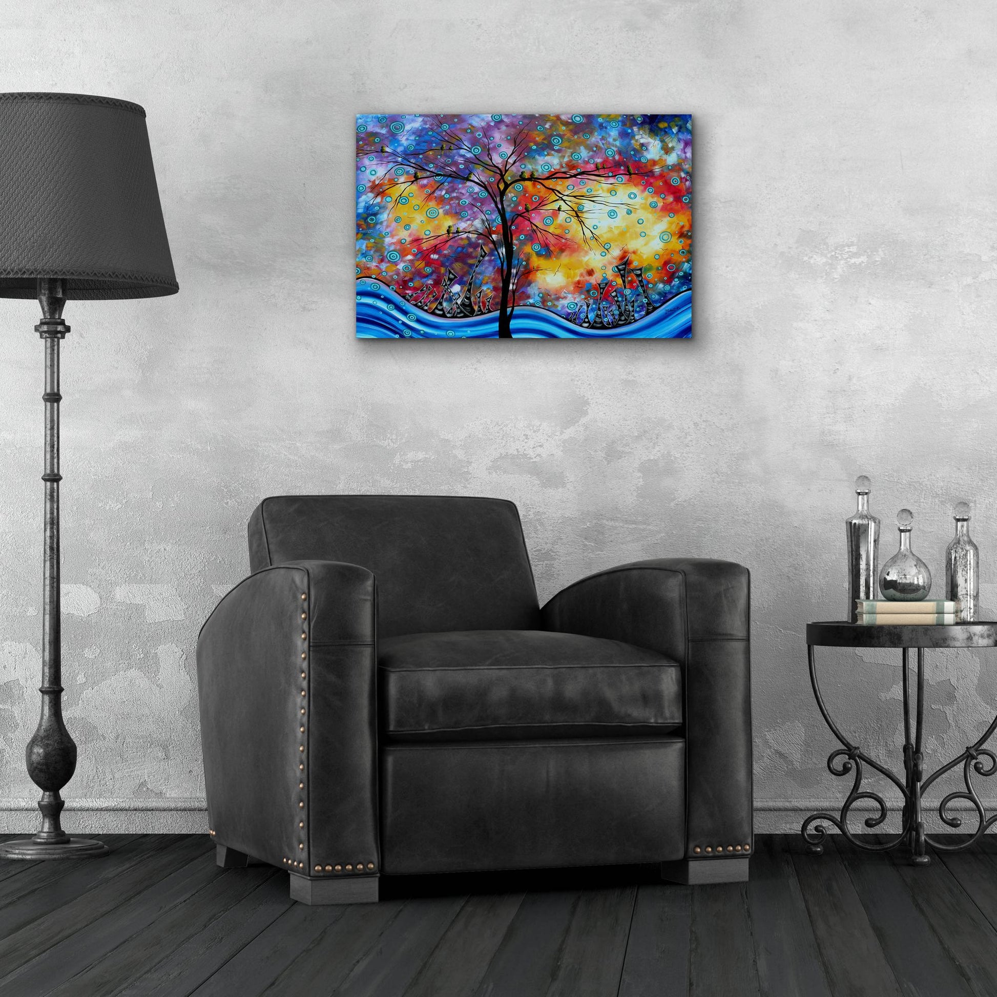 Epic Art 'Worlds Away' by Megan Duncanson, Acrylic Glass Wall Art,24x16