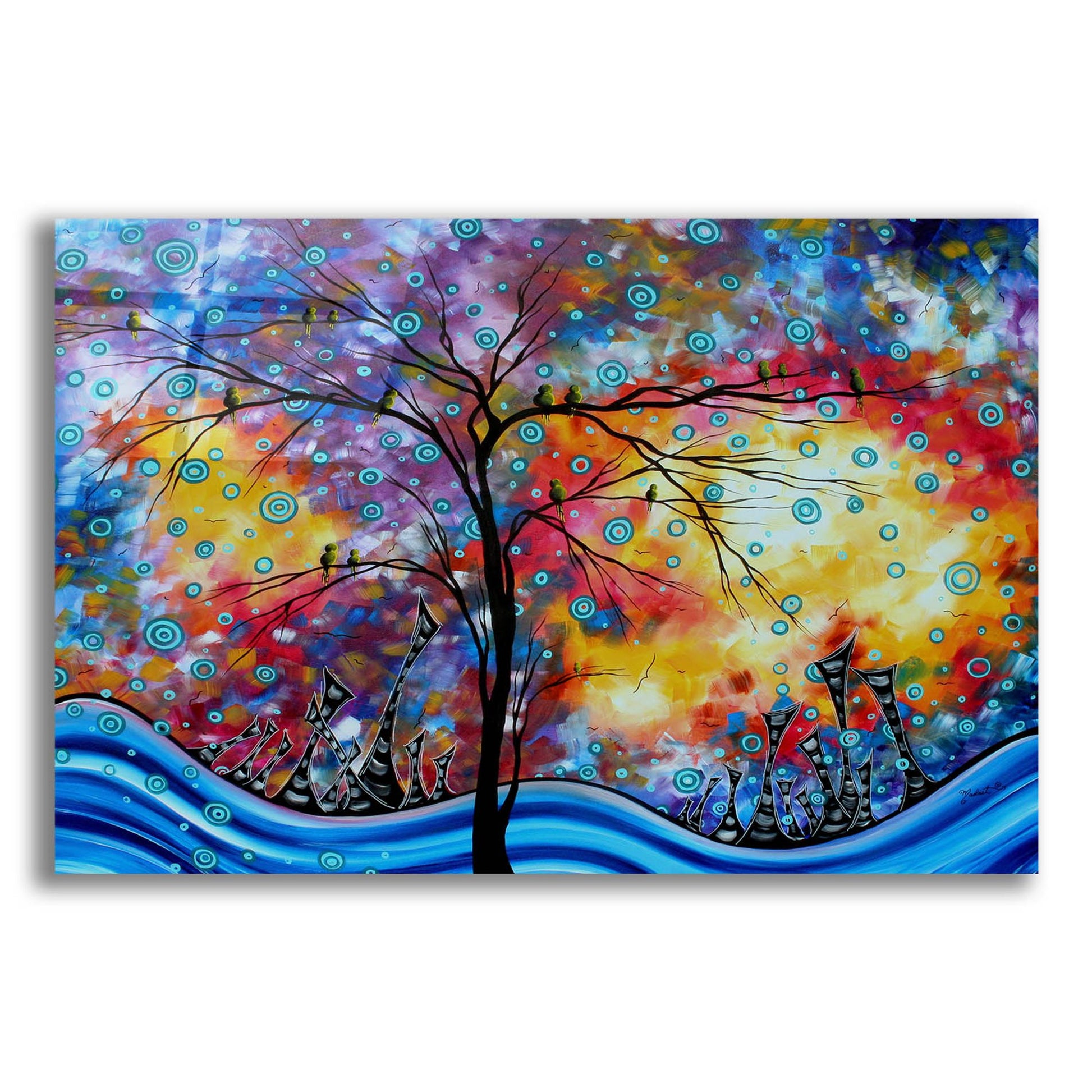 Epic Art 'Worlds Away' by Megan Duncanson, Acrylic Glass Wall Art,24x16