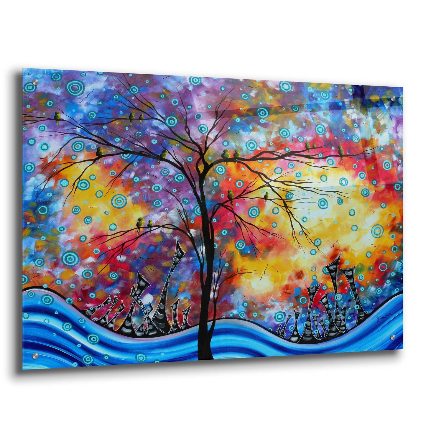 Epic Art 'Worlds Away' by Megan Duncanson, Acrylic Glass Wall Art,36x24