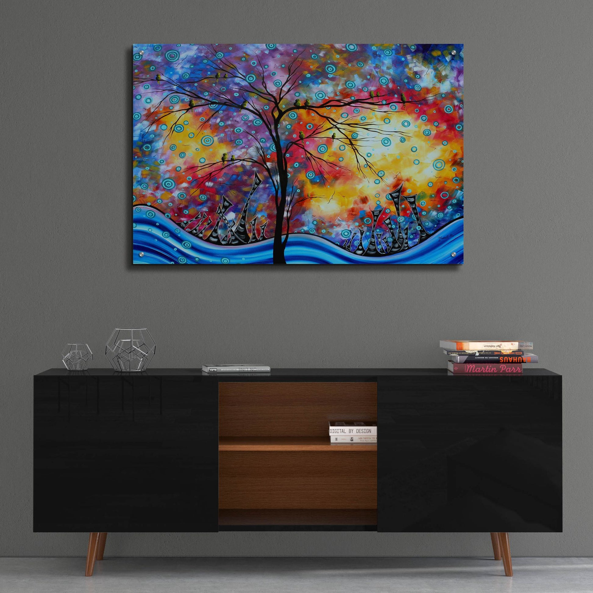 Epic Art 'Worlds Away' by Megan Duncanson, Acrylic Glass Wall Art,36x24