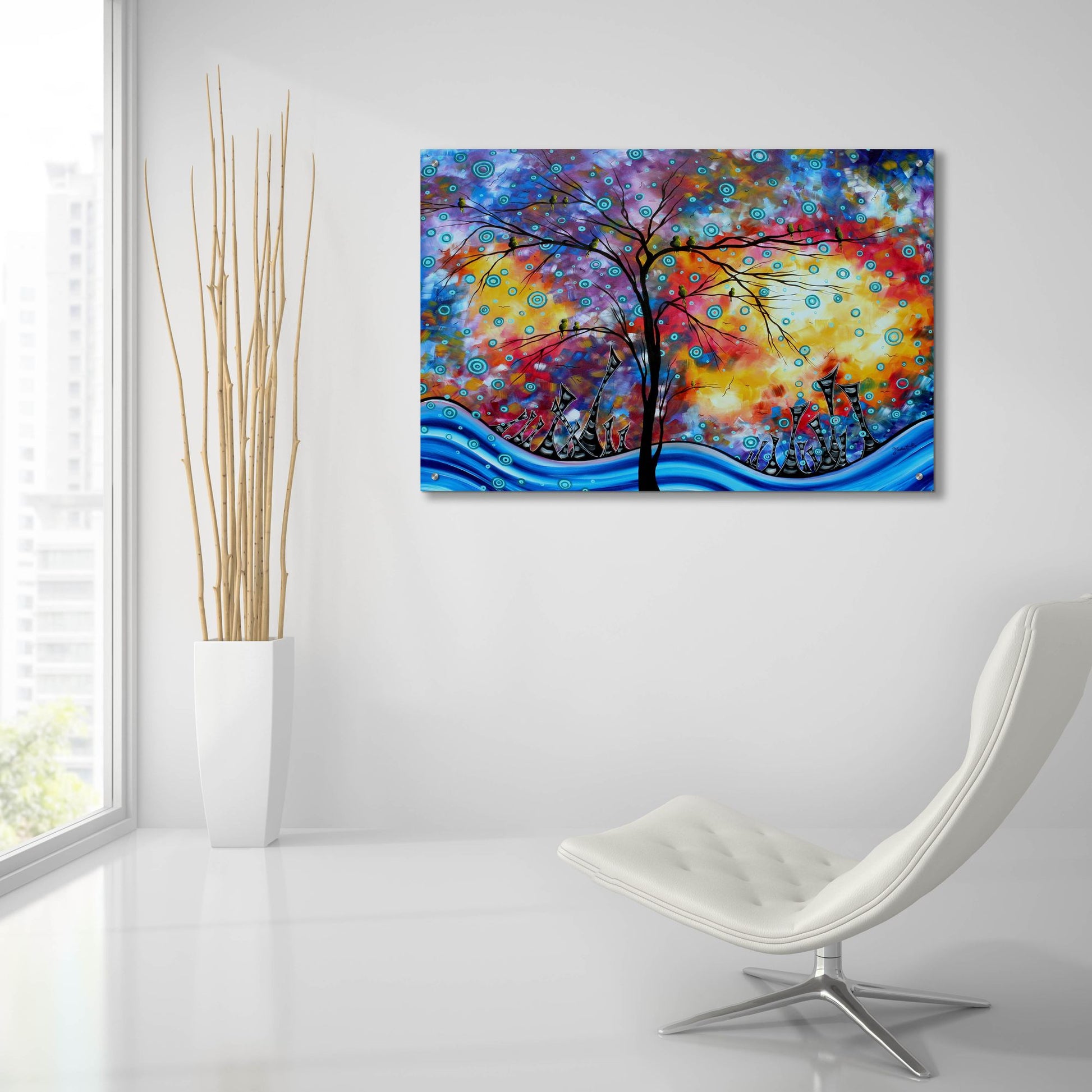 Epic Art 'Worlds Away' by Megan Duncanson, Acrylic Glass Wall Art,36x24