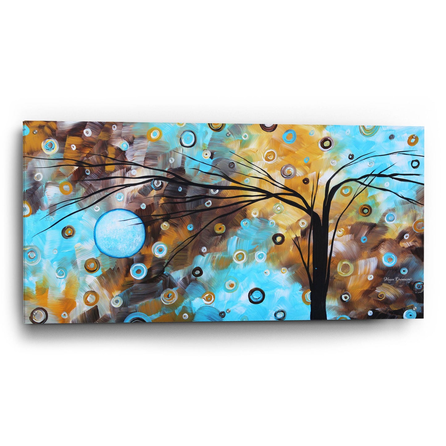 Epic Art 'Baby Blues' by Megan Duncanson, Acrylic Glass Wall Art,48x24