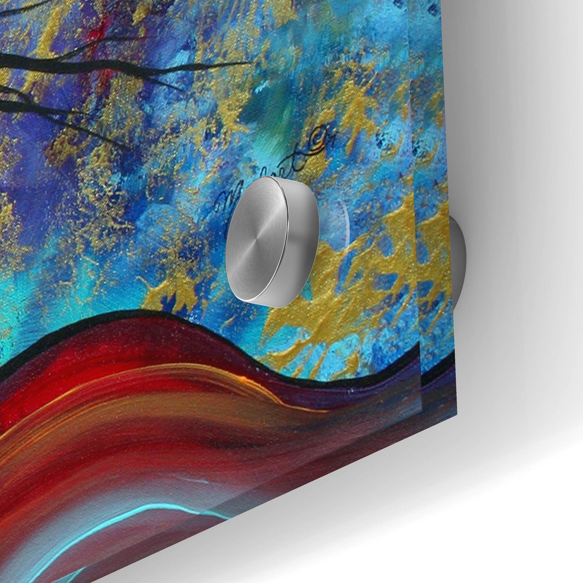 Epic Art 'Colorful Inspiration' by Megan Duncanson, Acrylic Glass Wall Art,48x24