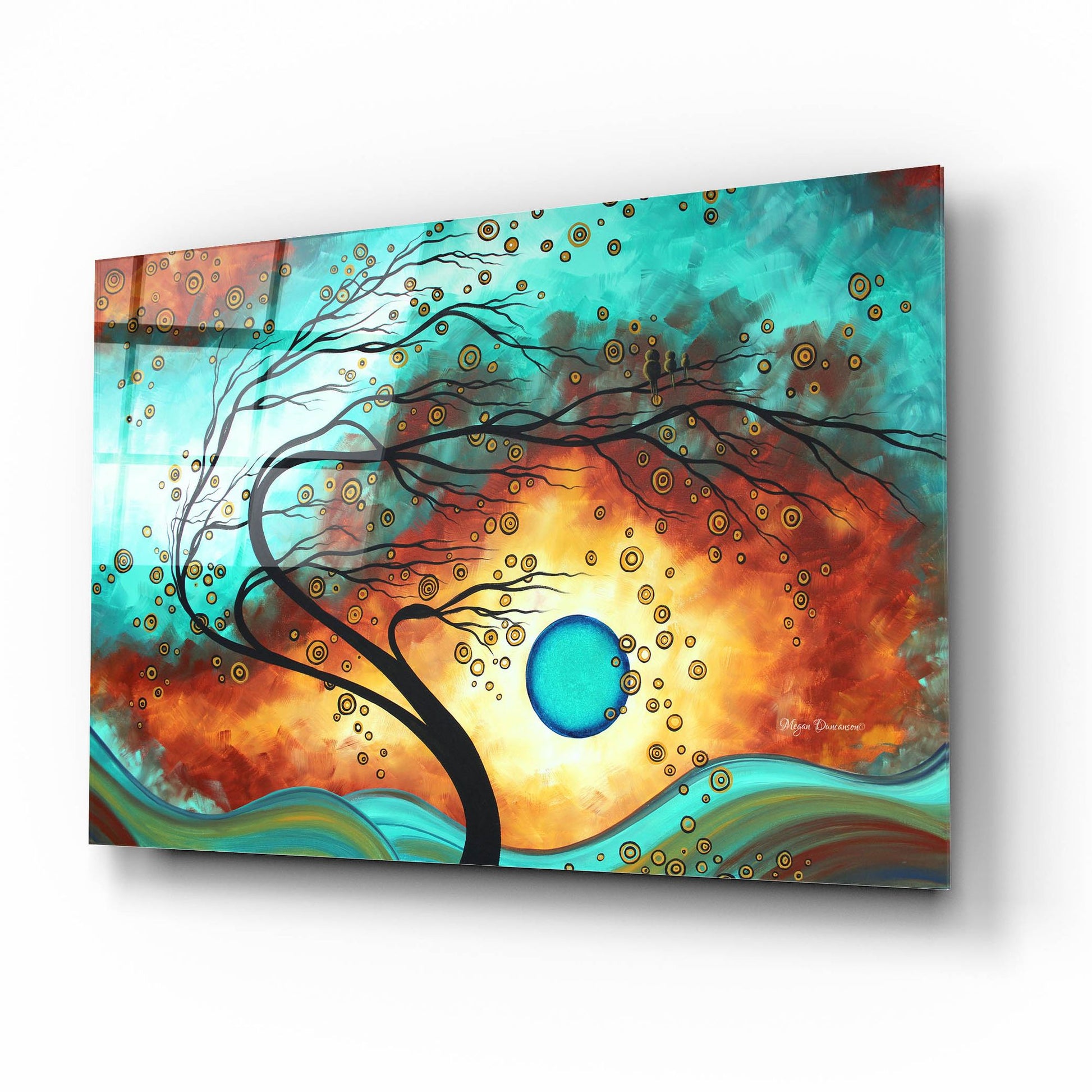 Epic Art 'Family Joy' by Megan Duncanson, Acrylic Glass Wall Art,16x12