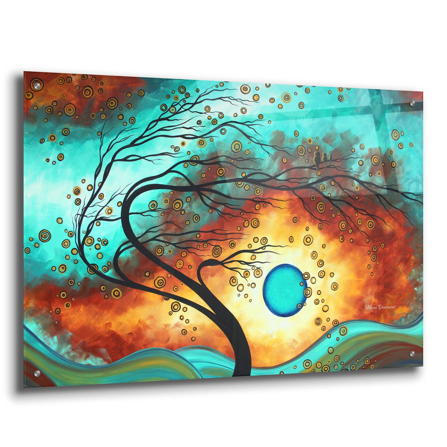 Epic Art 'Family Joy' by Megan Duncanson, Acrylic Glass Wall Art,36x24