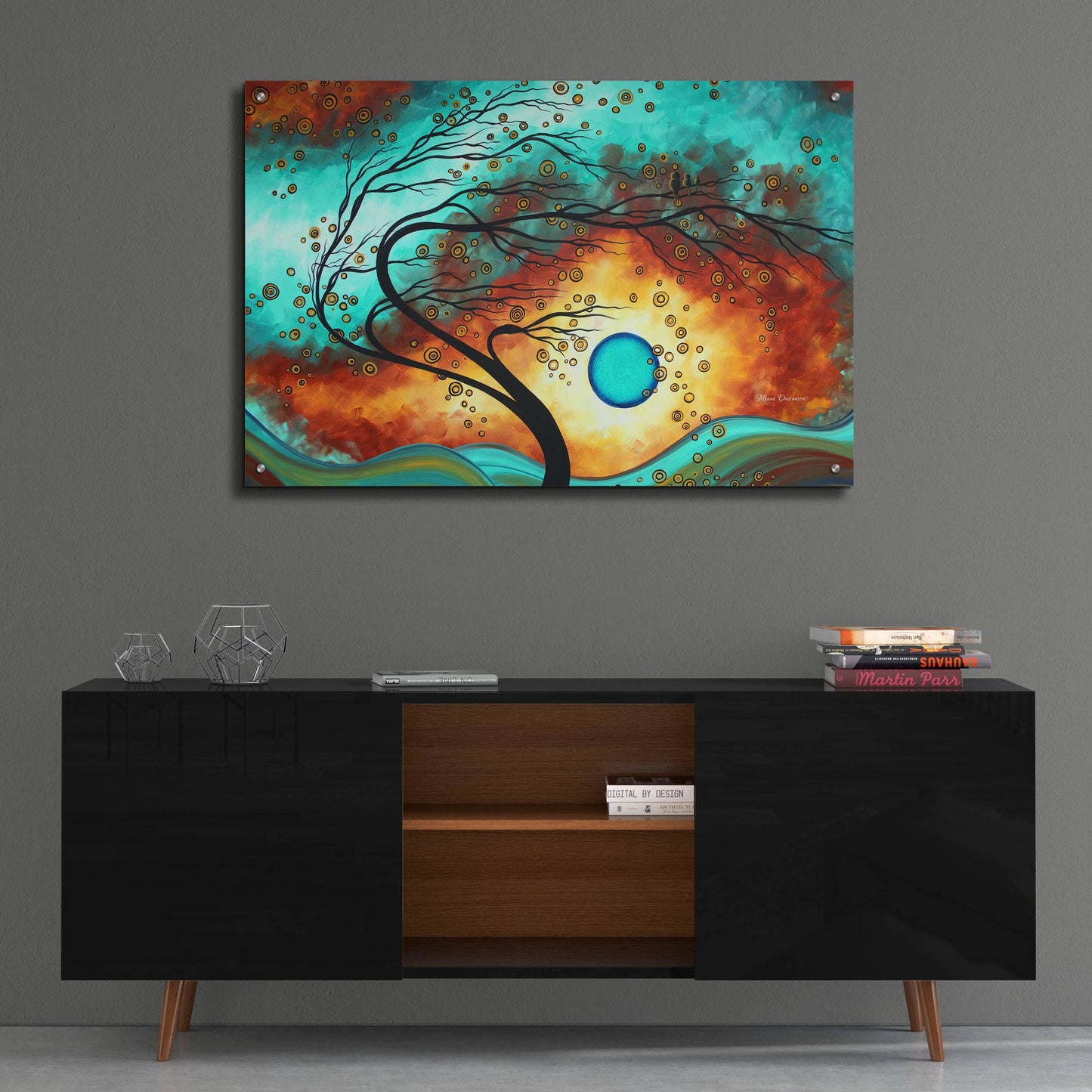 Epic Art 'Family Joy' by Megan Duncanson, Acrylic Glass Wall Art,36x24