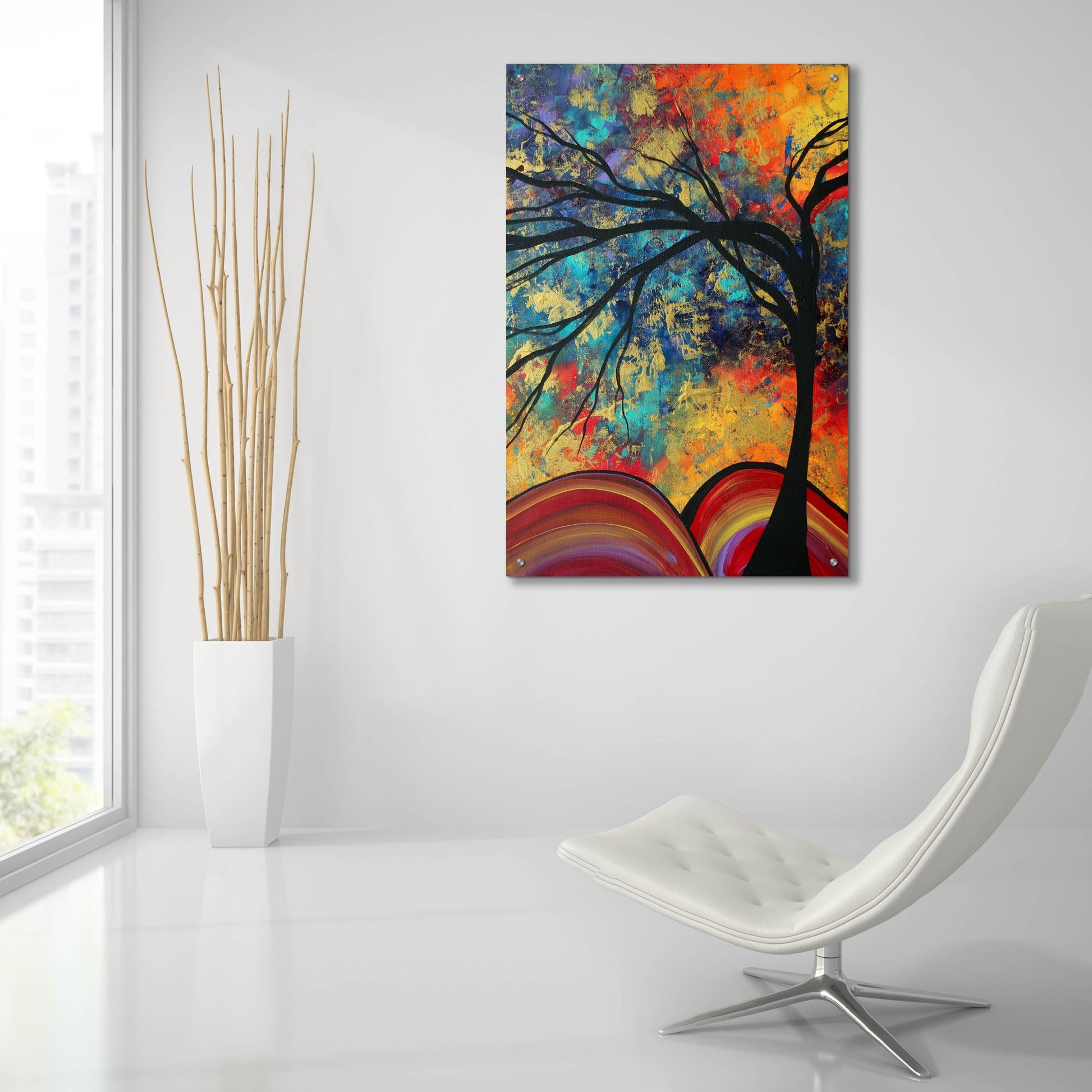 Epic Art 'Go Forth 2' by Megan Duncanson, Acrylic Glass Wall Art,24x36