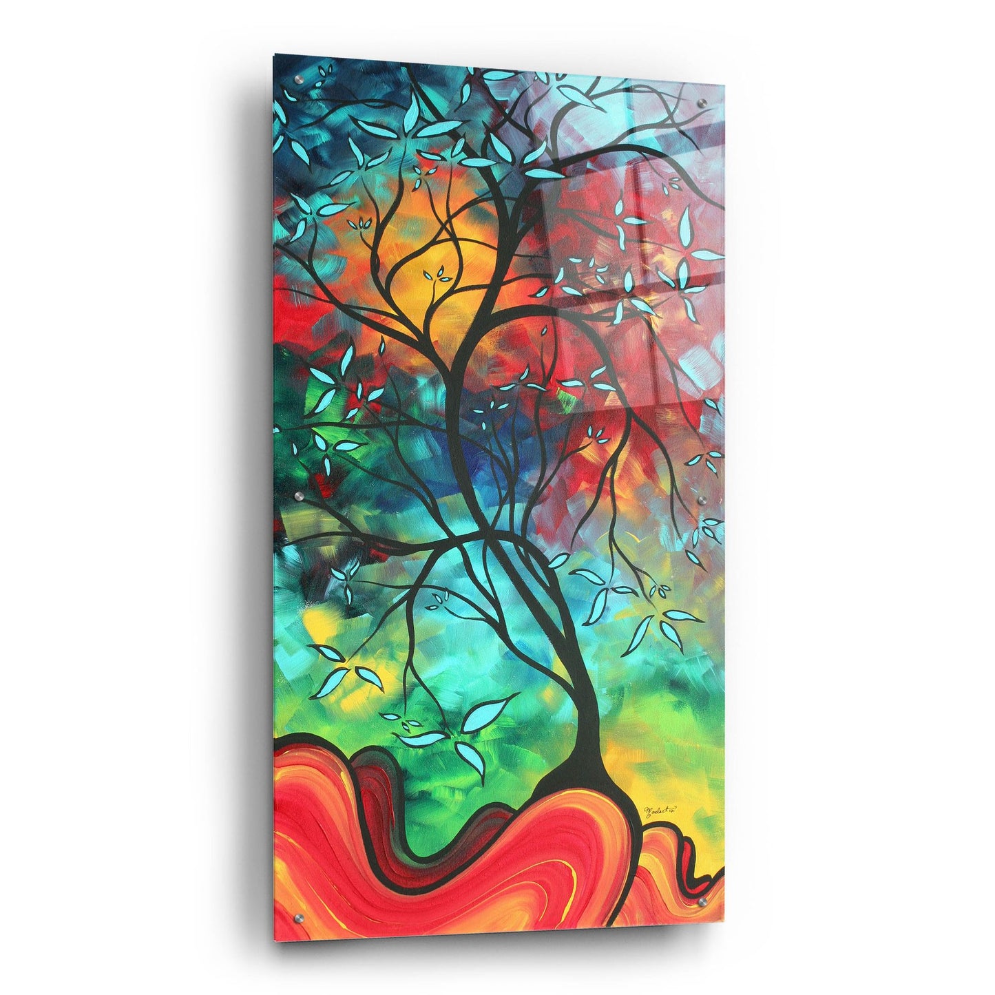 Epic Art 'Languishing in the Breeze' by Megan Duncanson, Acrylic Glass Wall Art,24x48