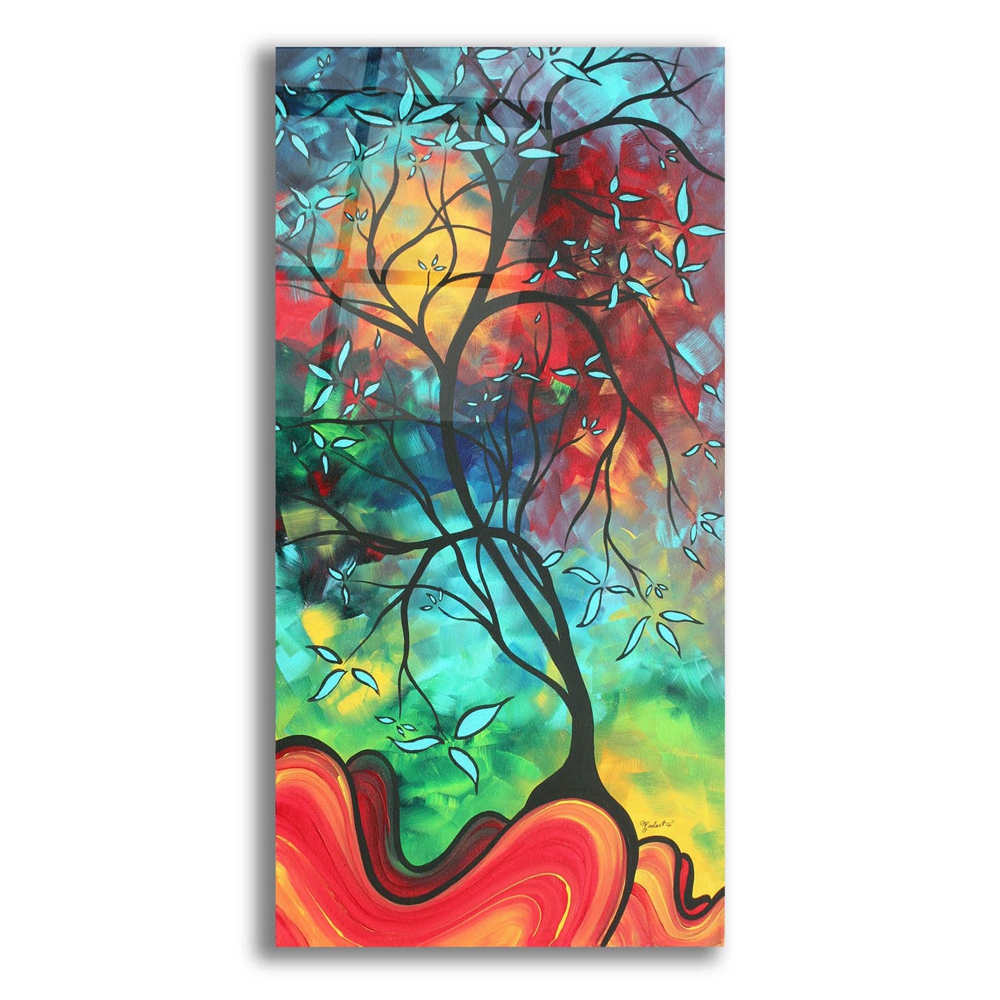 Epic Art 'Languishing in the Breeze' by Megan Duncanson, Acrylic Glass Wall Art