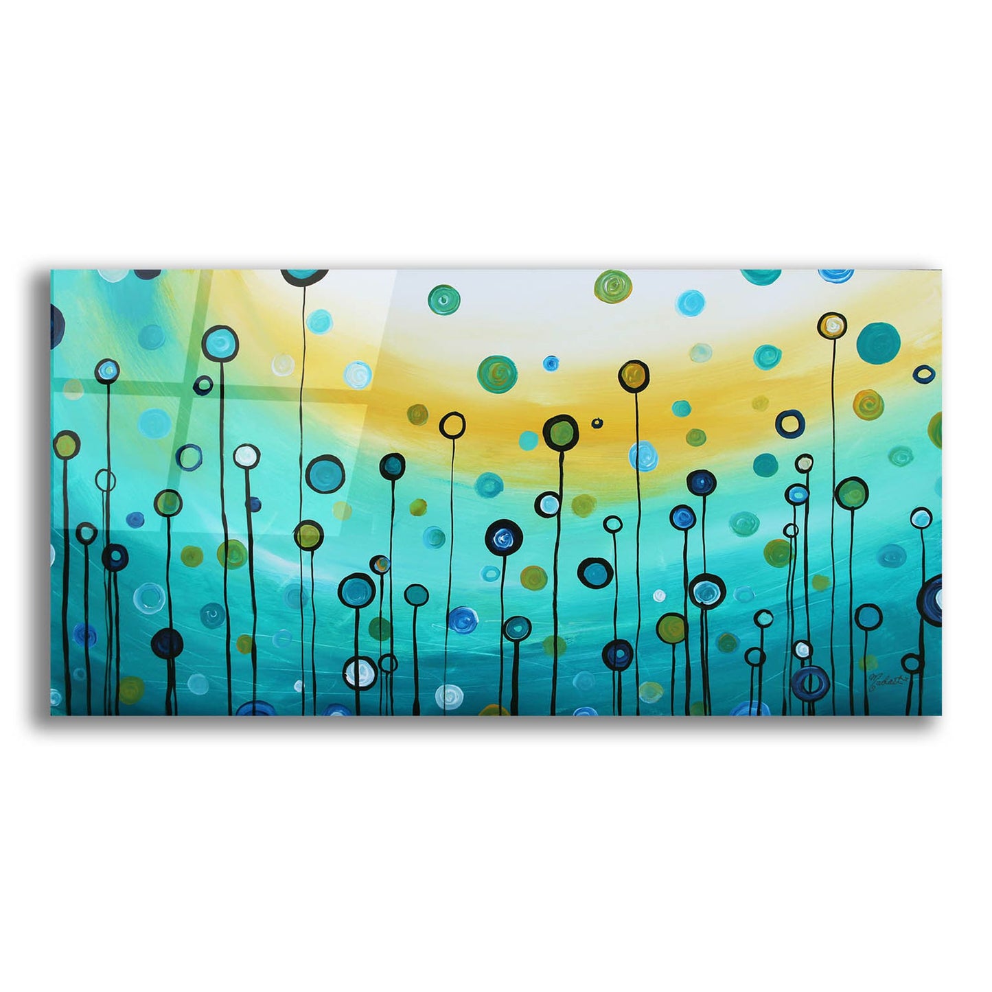 Epic Art 'Lollipop Field II' by Megan Duncanson, Acrylic Glass Wall Art