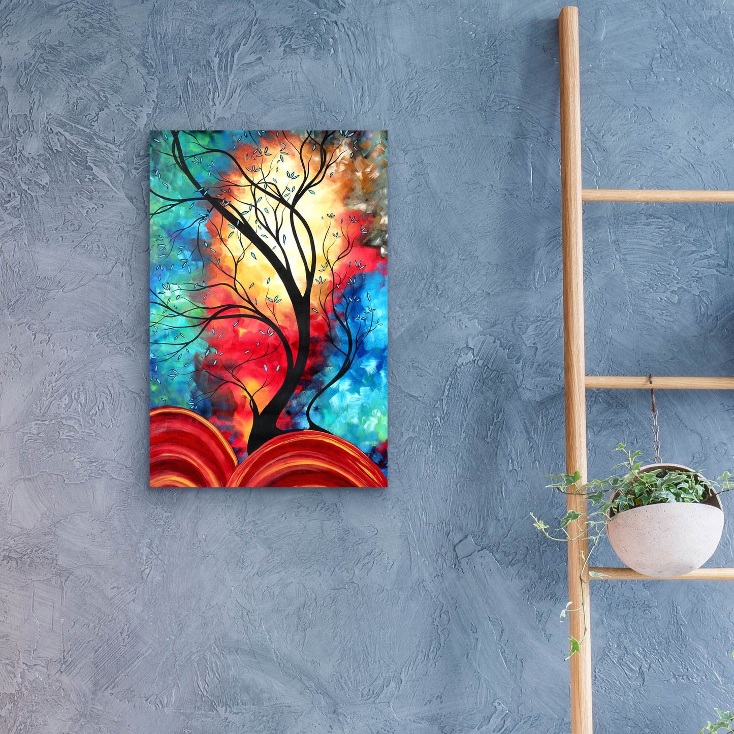 Epic Art 'New Beginnings' by Megan Duncanson, Acrylic Glass Wall Art,16x24