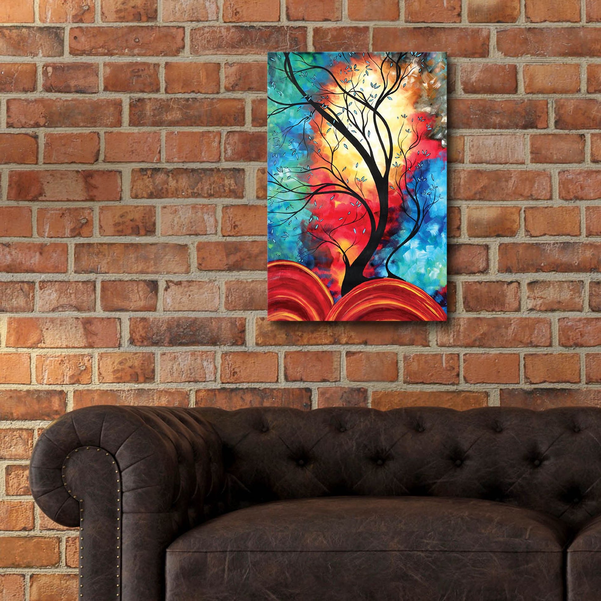 Epic Art 'New Beginnings' by Megan Duncanson, Acrylic Glass Wall Art,16x24