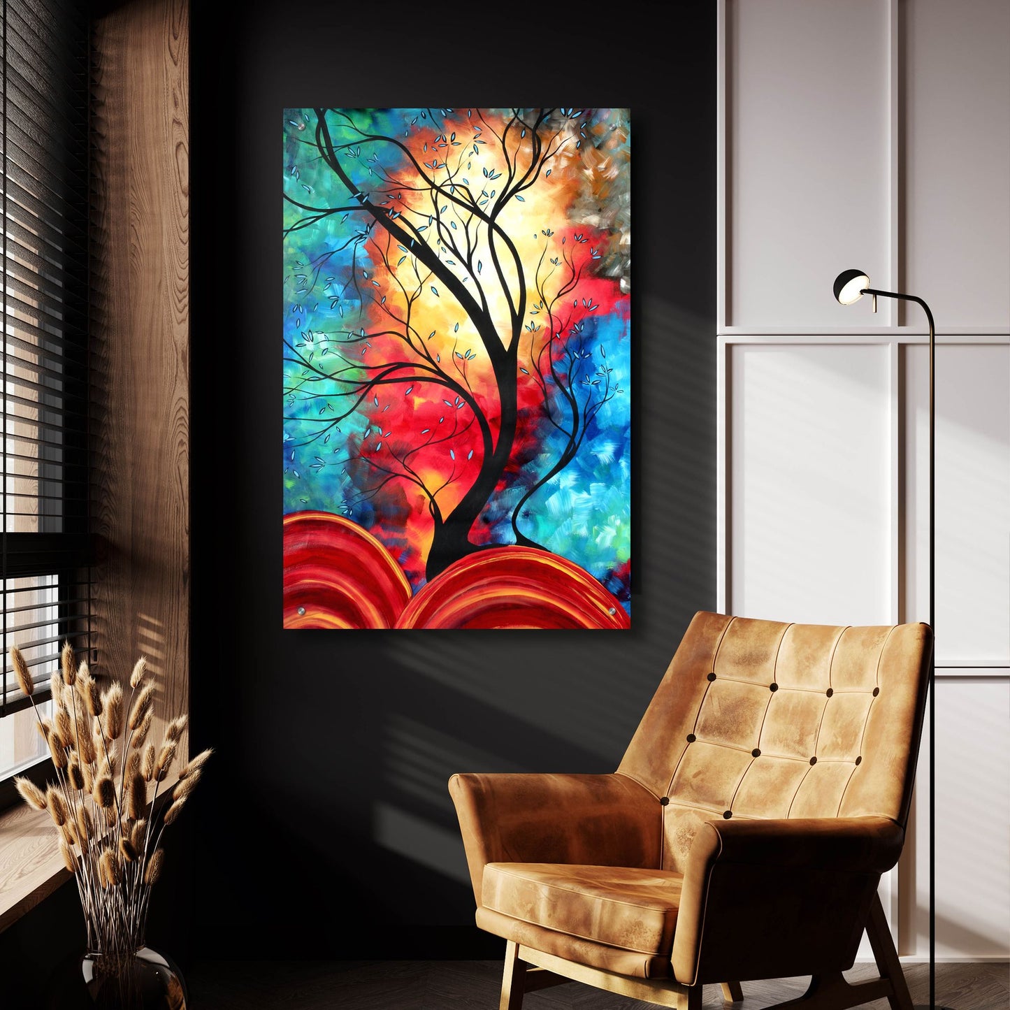 Epic Art 'New Beginnings' by Megan Duncanson, Acrylic Glass Wall Art,24x36