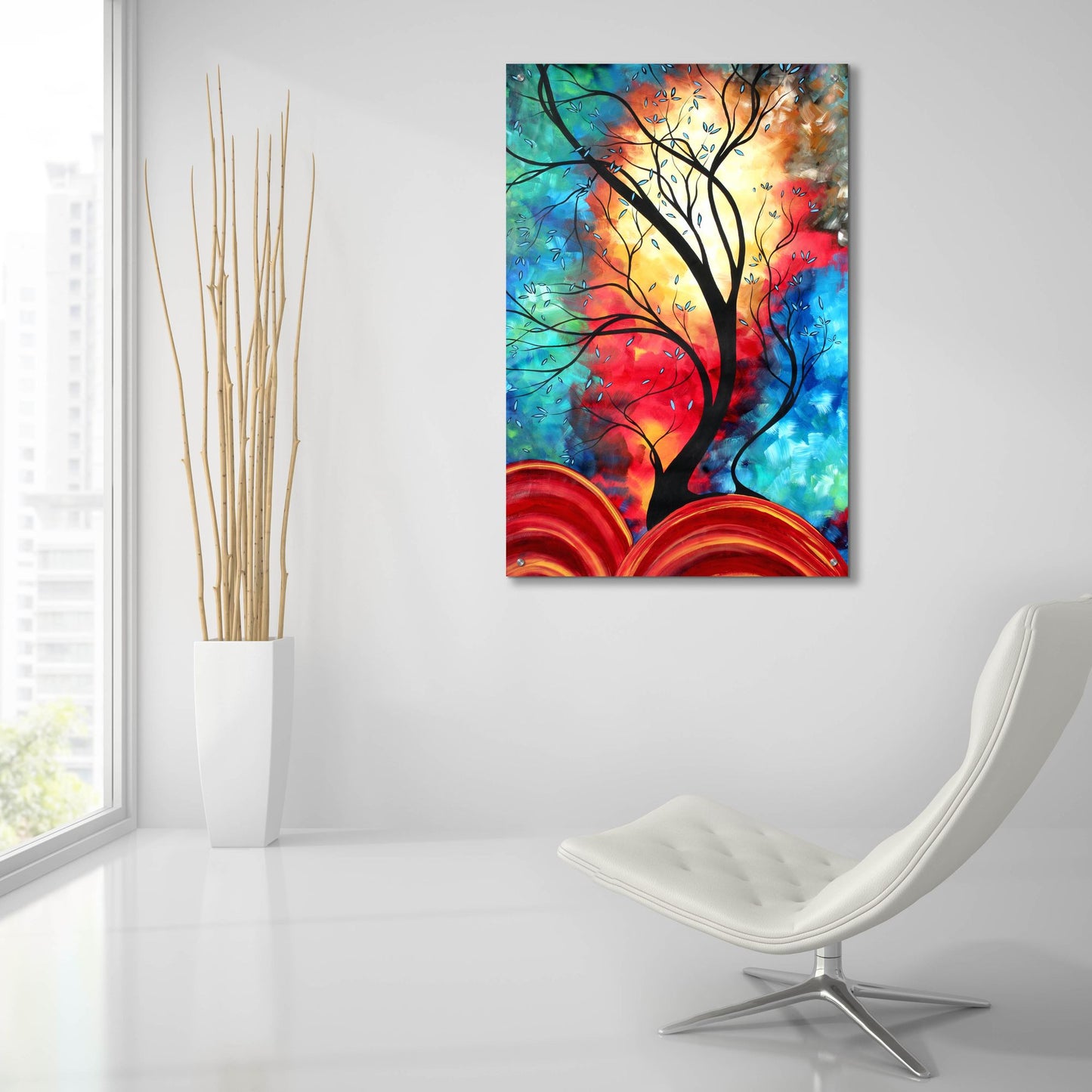 Epic Art 'New Beginnings' by Megan Duncanson, Acrylic Glass Wall Art,24x36