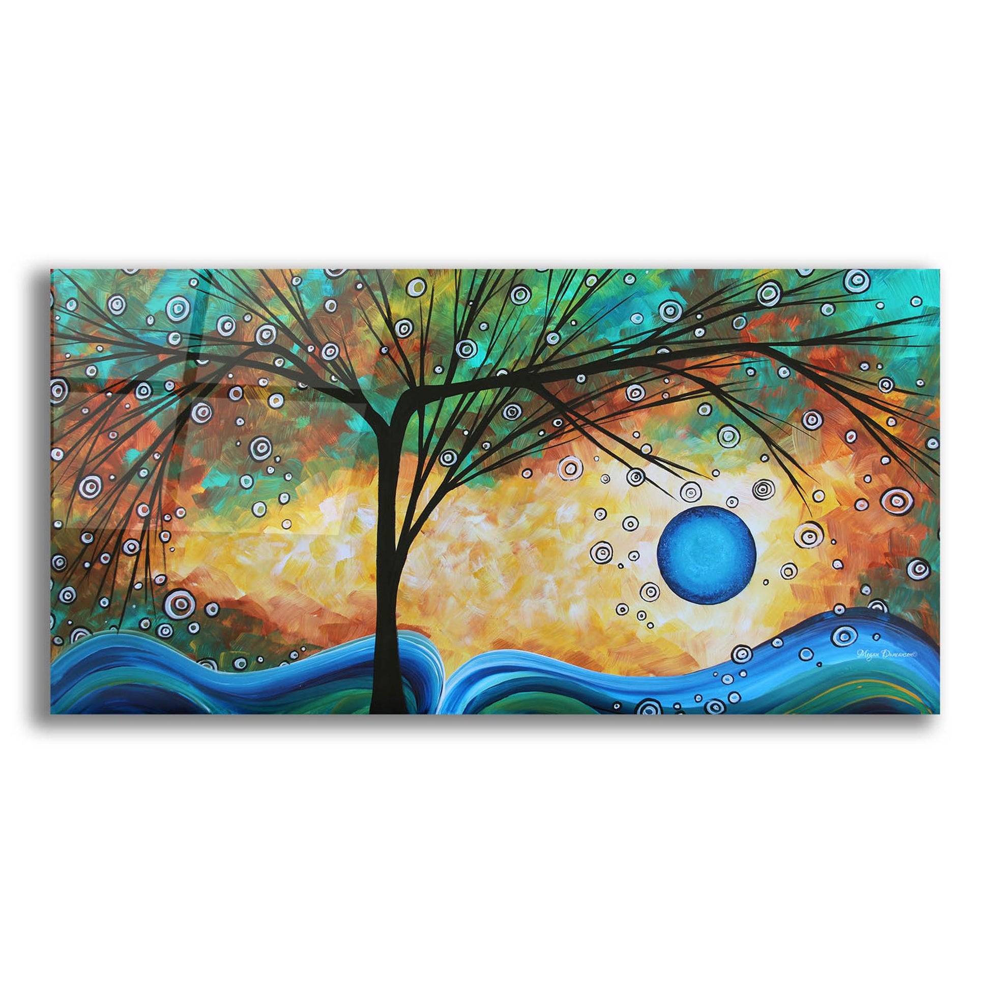 Epic Art 'Summer Blooms' by Megan Duncanson, Acrylic Glass Wall Art