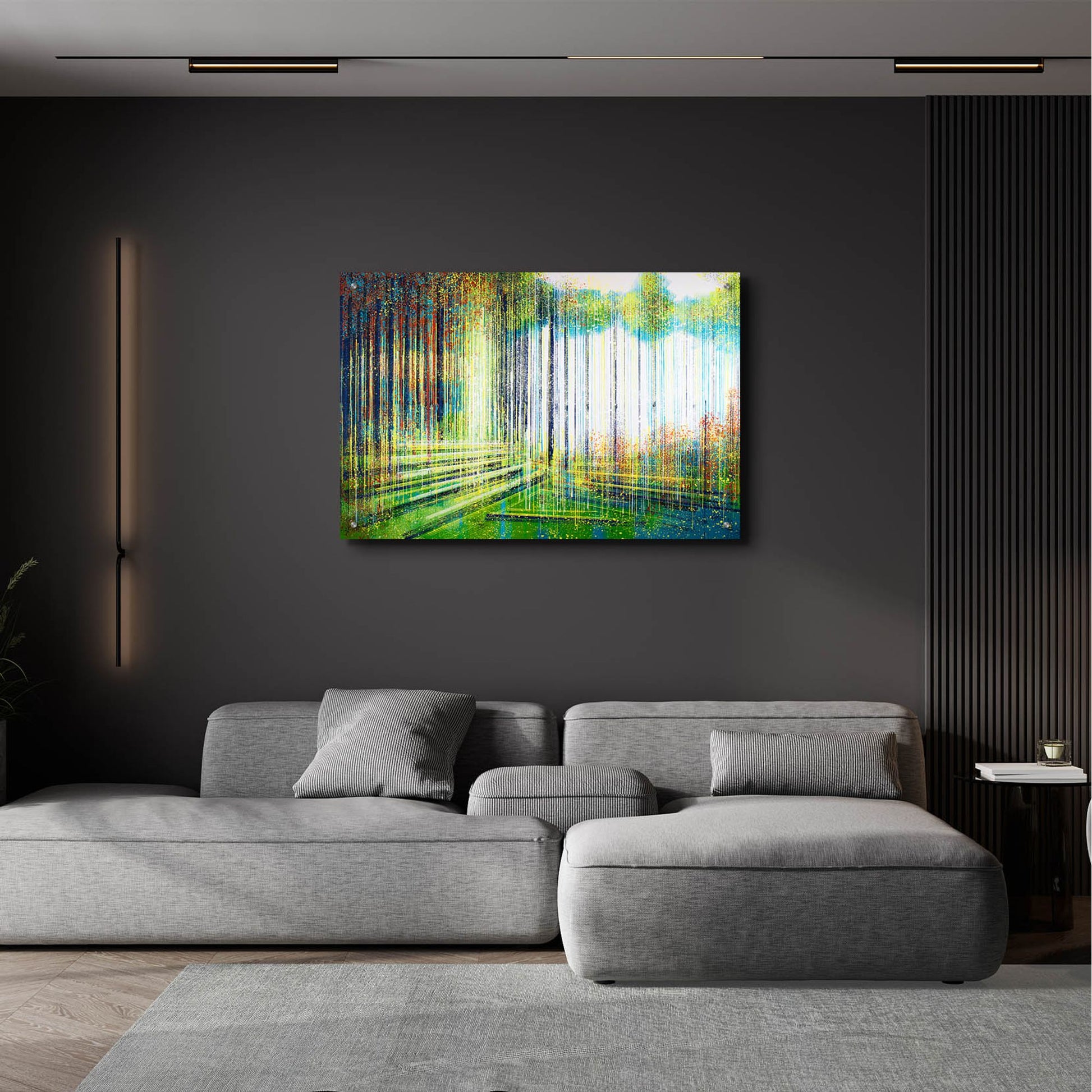 Epic Art 'Forest in Spring' by Marc Todd, Acrylic Glass Wall Art,36x24