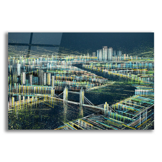 Epic Art 'London At Midnight' by Marc Todd, Acrylic Glass Wall Art